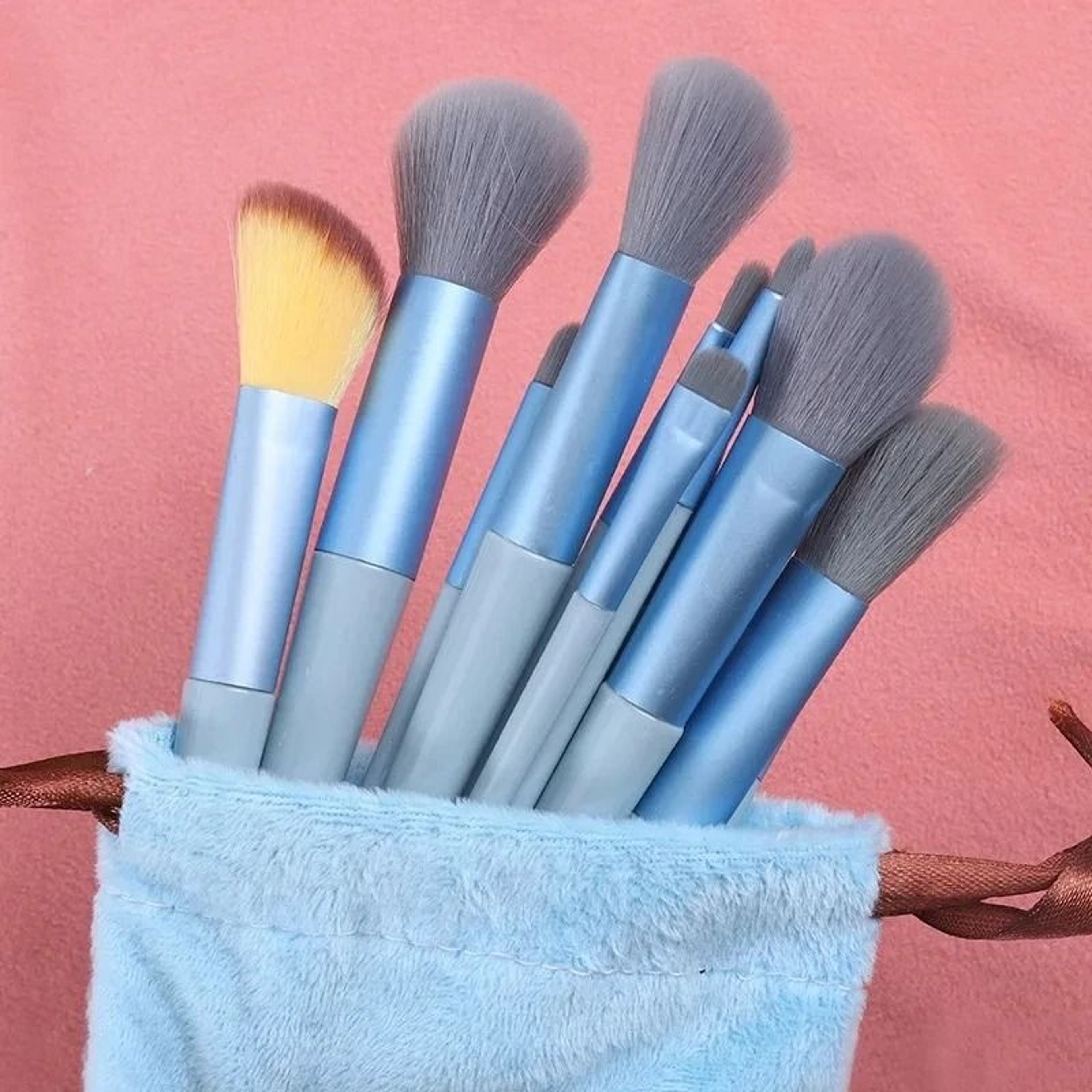 VelvetBlend 13 Piece Soft Fluffy Makeup Brush Set 5