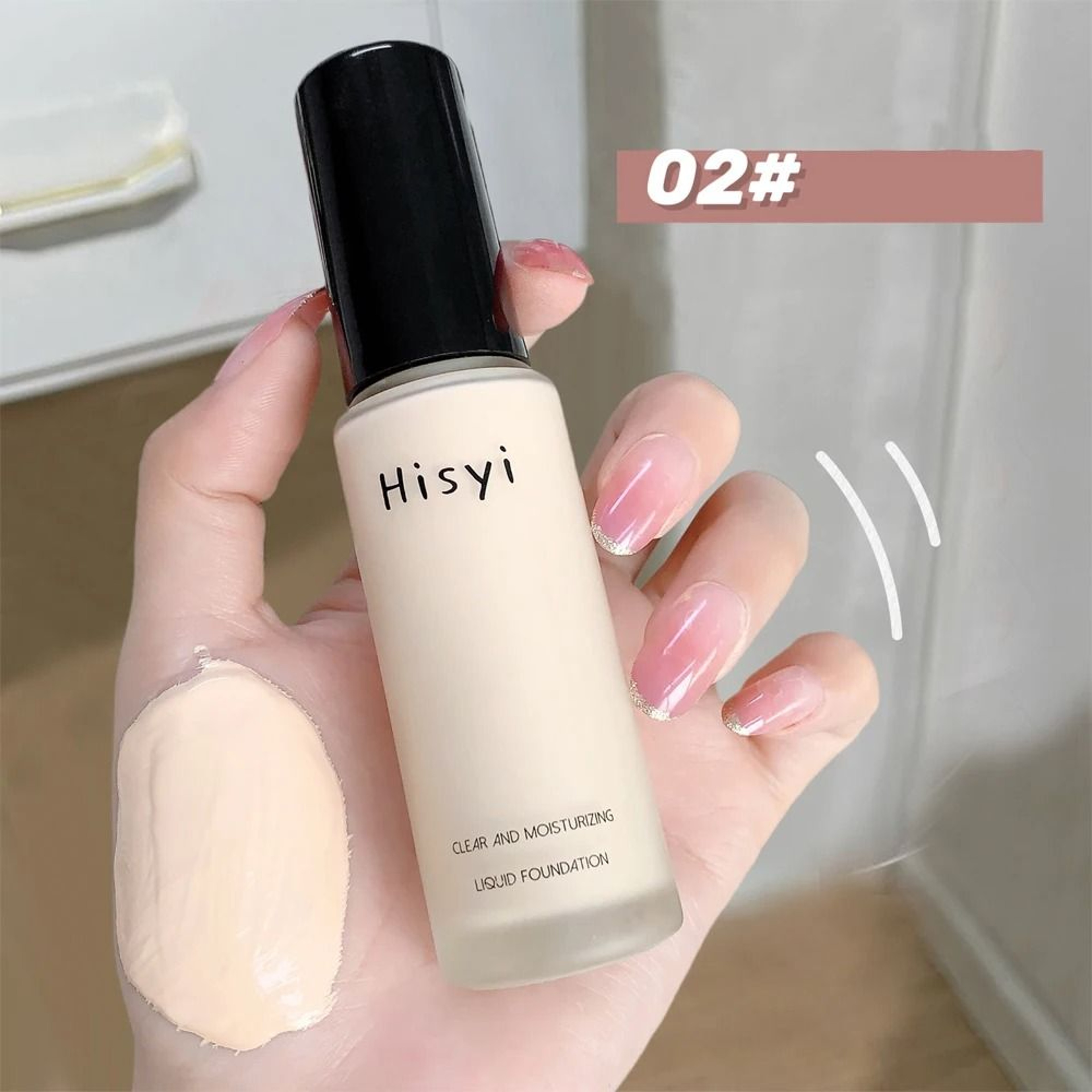 Liquid Foundation Natural Coverage Lightweight Flawless Finish 5
