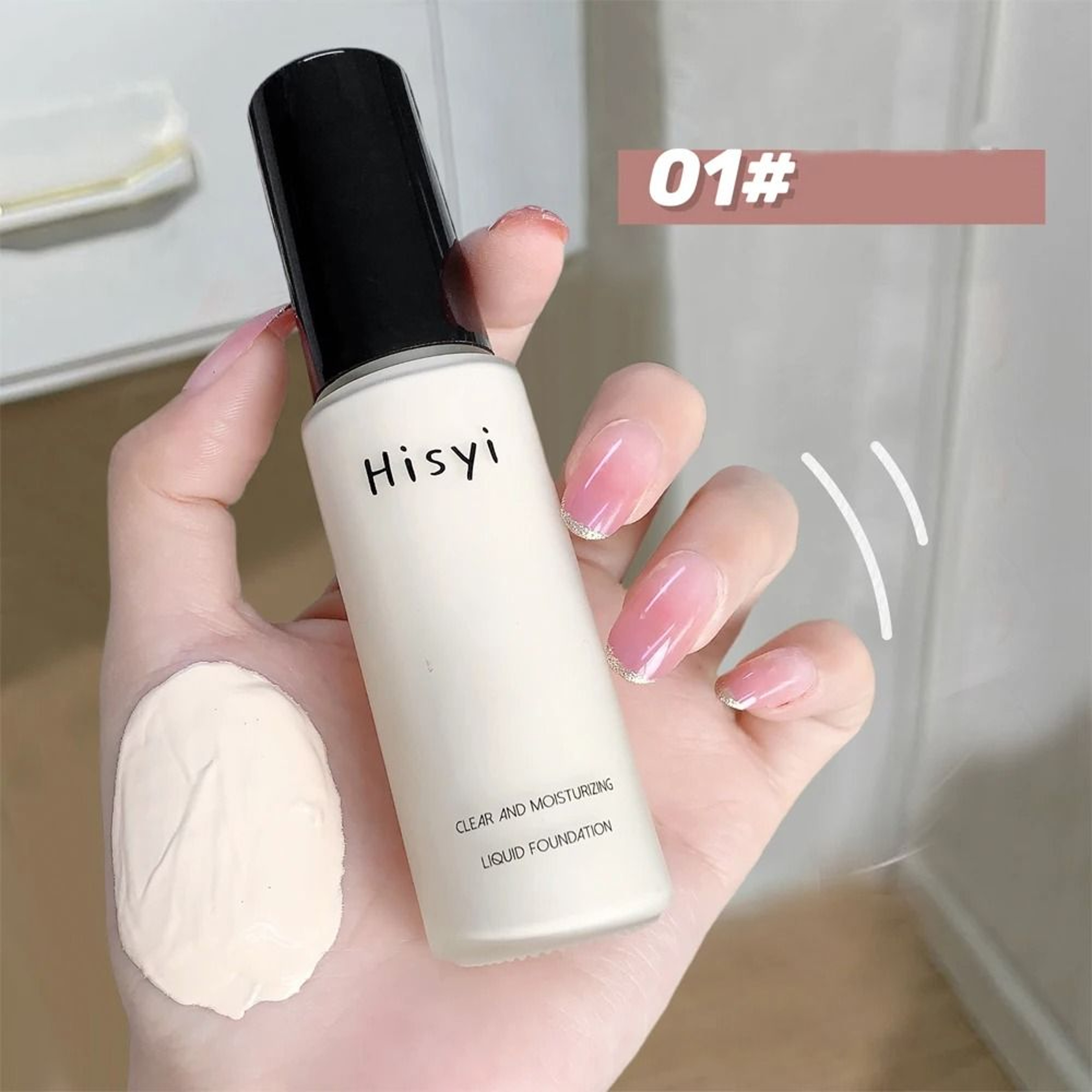Liquid Foundation Natural Coverage Lightweight Flawless Finish 4