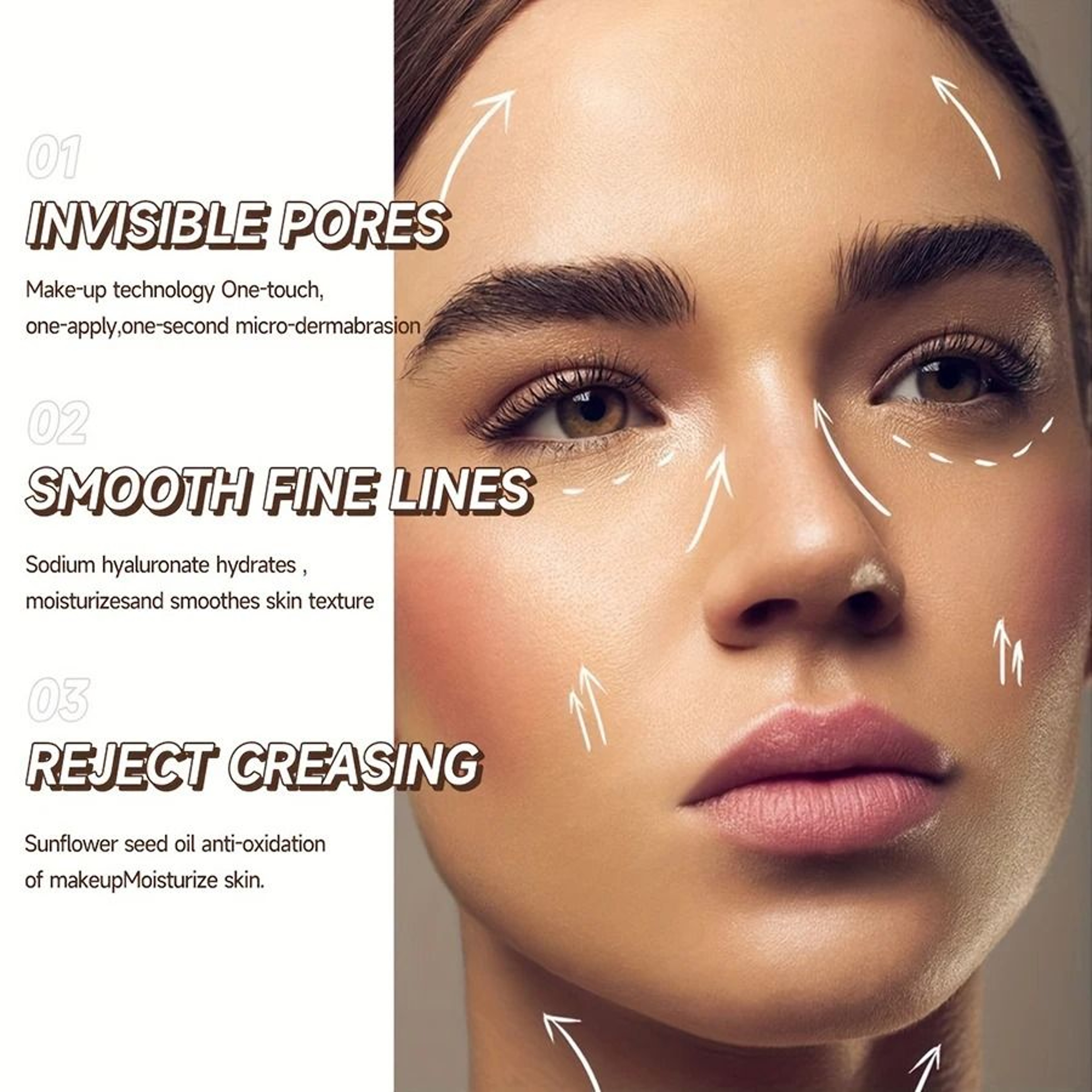 Invisible Pore Makeup Primer Stick Long Lasting Waterproof Base 6