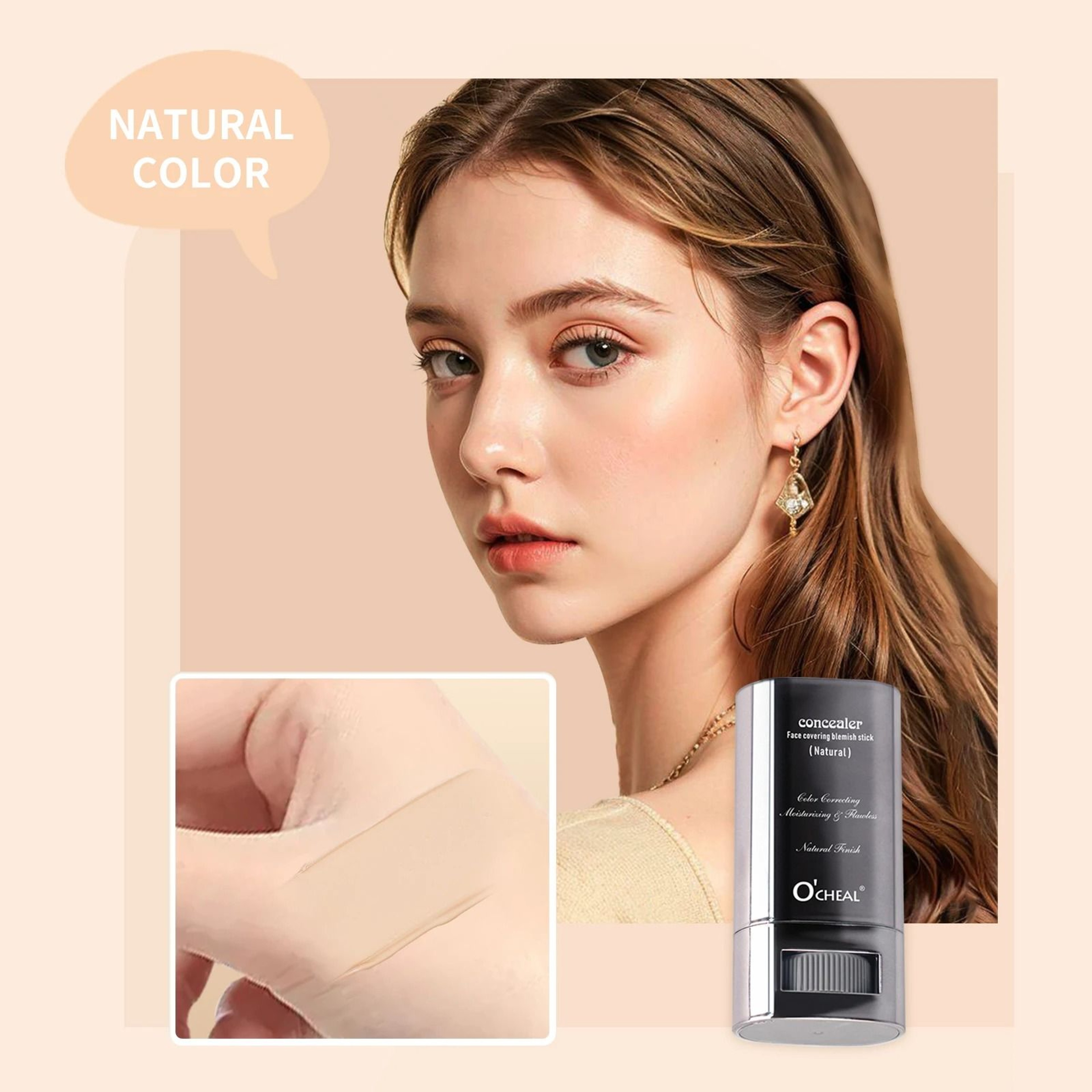 Ocheal Long Wear Foundation Contour Stick And Concealer 1