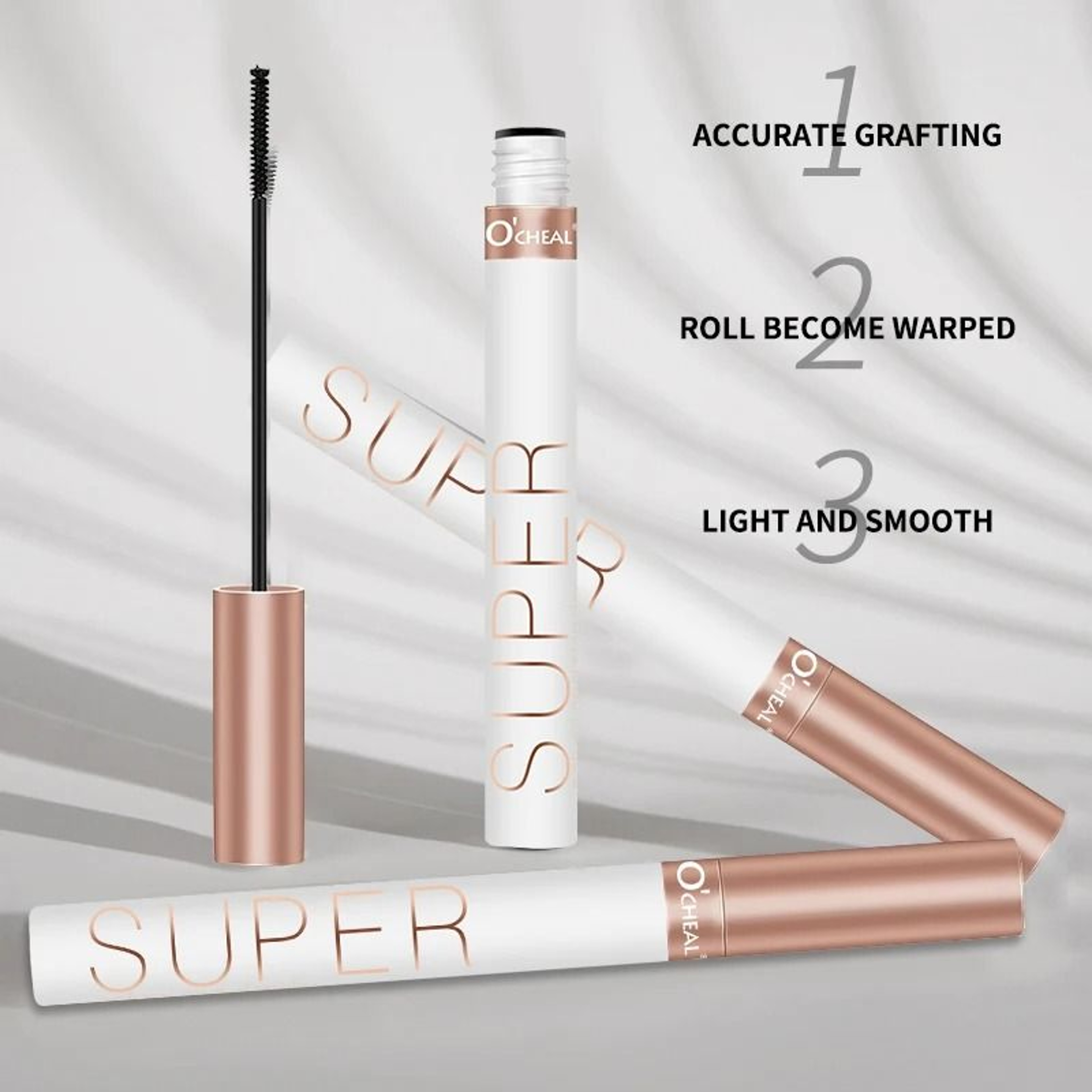 Ocheal 3D Silk Black Mascara For Lengthening And Curling Lashes 10