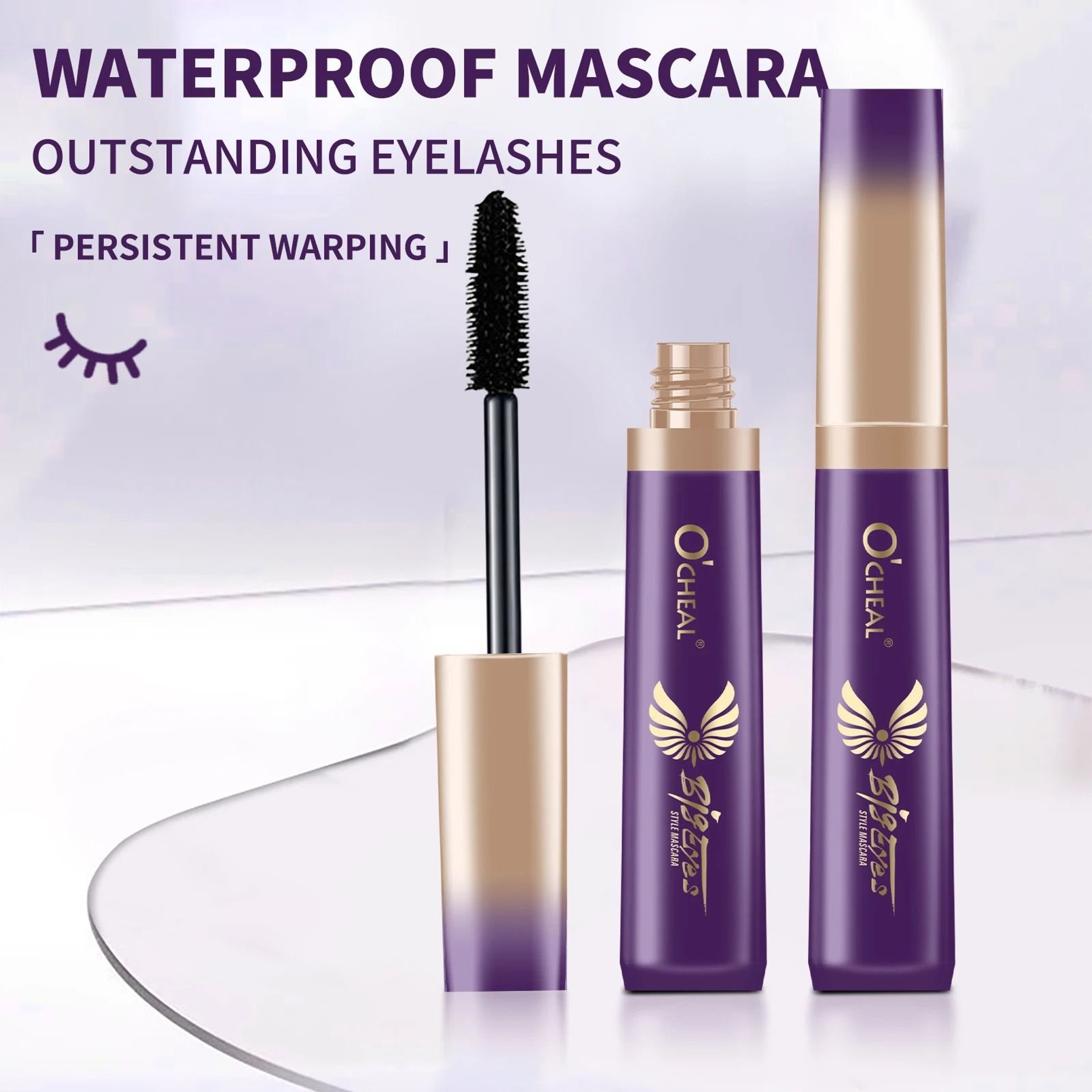Ocheal 3D Silk Black Mascara For Lengthening And Curling Lashes 6