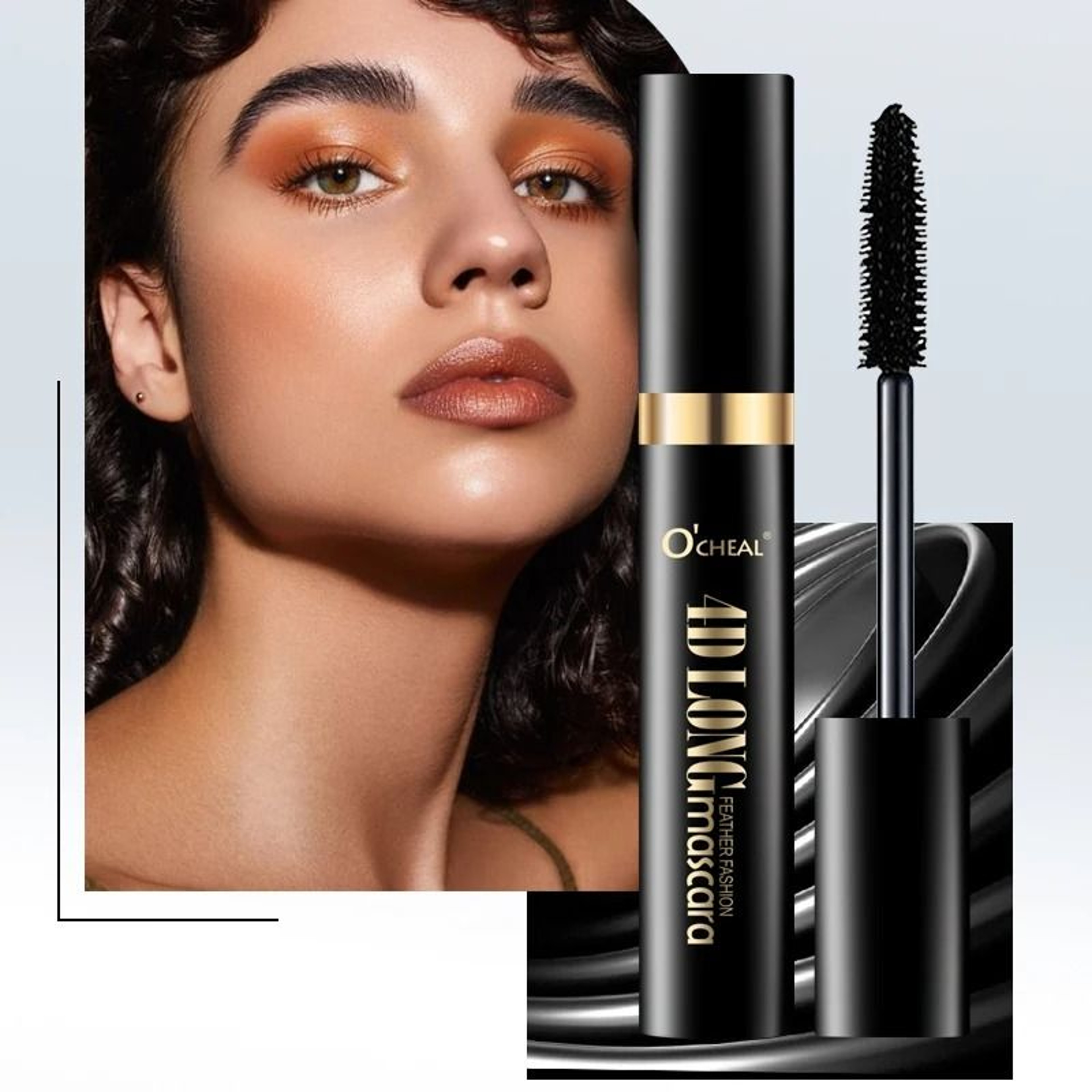 Ocheal 3D Silk Black Mascara For Lengthening And Curling Lashes 3