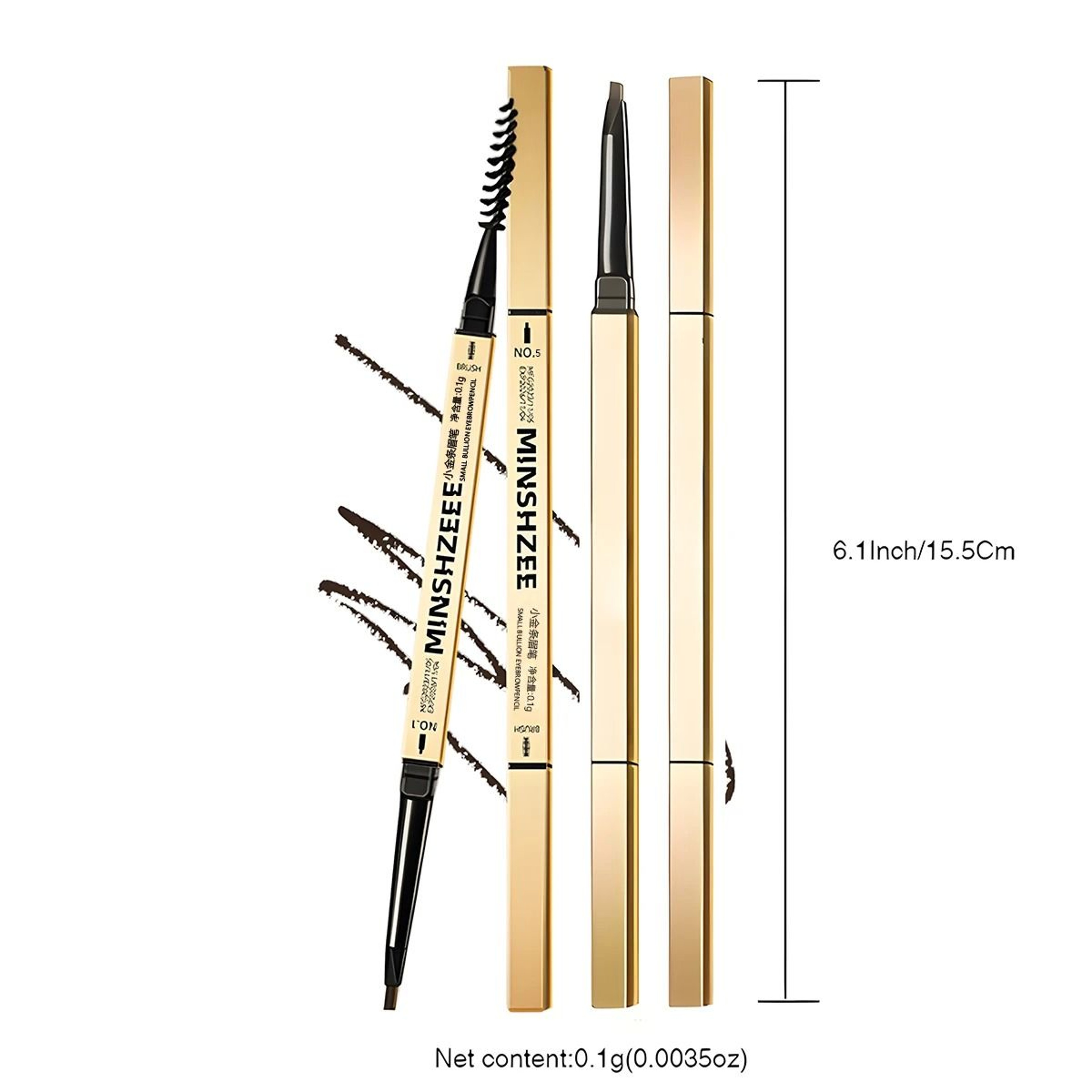 Waterproof Matte Double Head Eyebrow Pen With Brush 2
