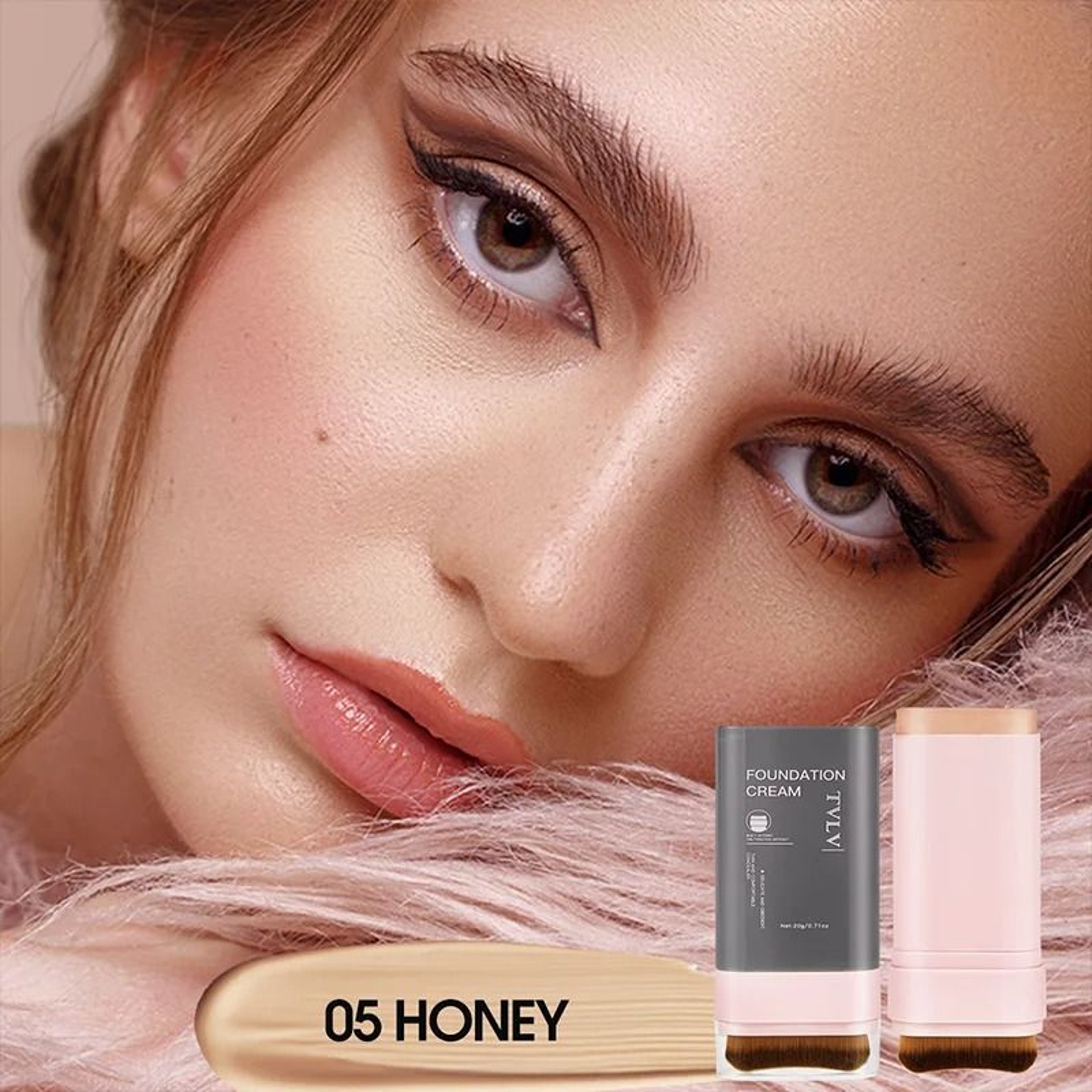 TVLV Waterproof Concealing Foundation Stick With Built In Brush 5