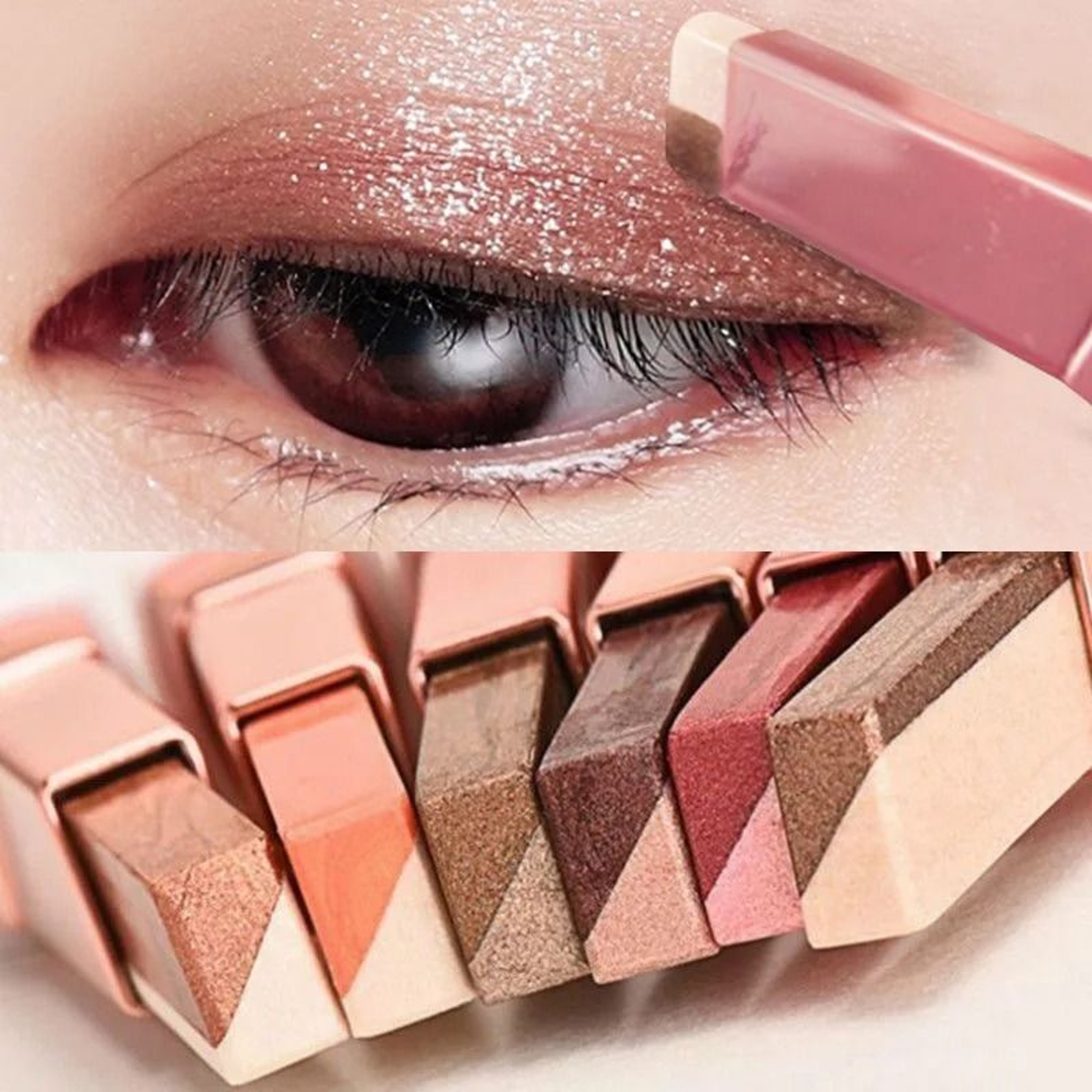 Two Color Gradient Eyeshadow Stick Long Lasting Natural Finish 12