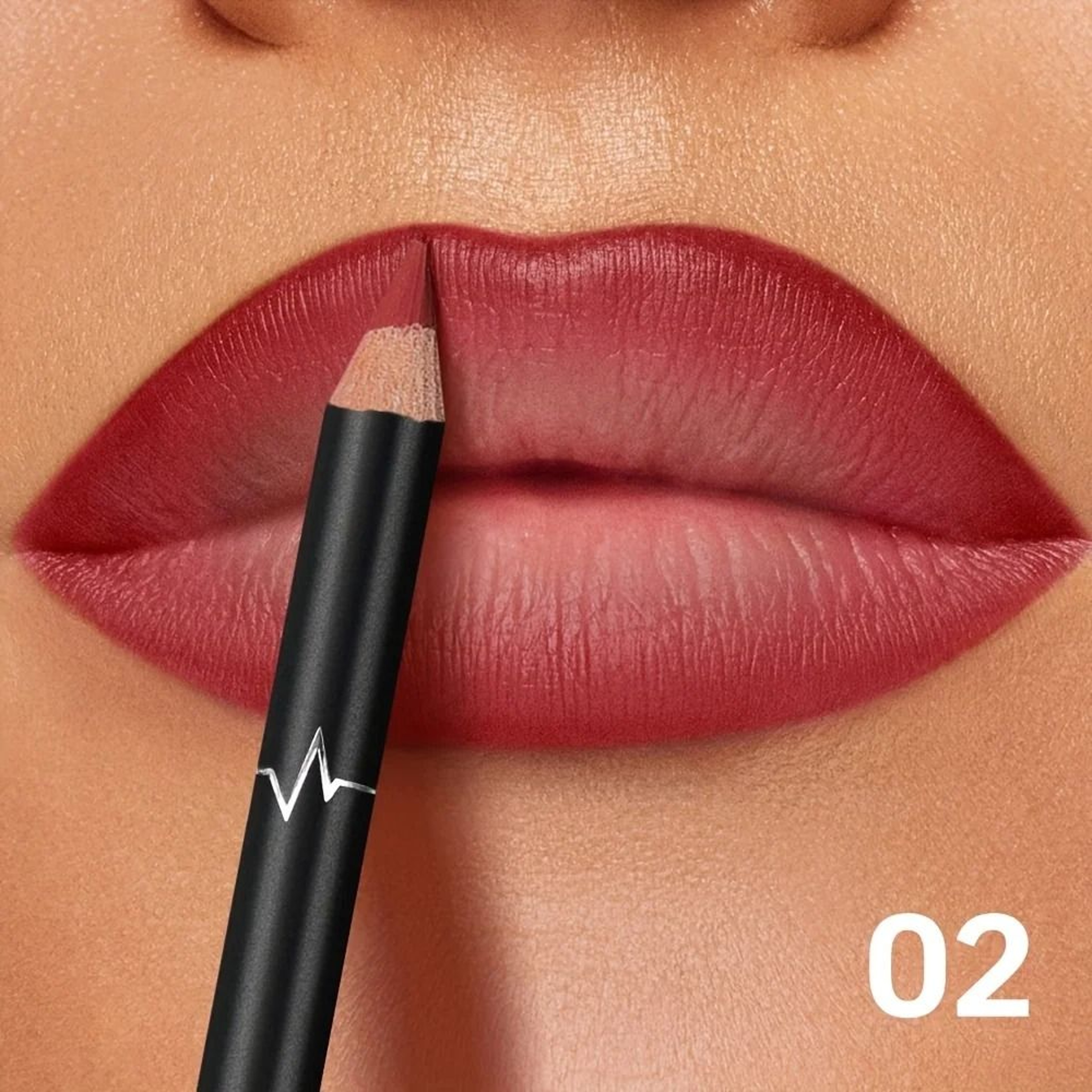 Pudaier Waterproof Matte Lip Liner Long Lasting Non Transfer Pencil 2