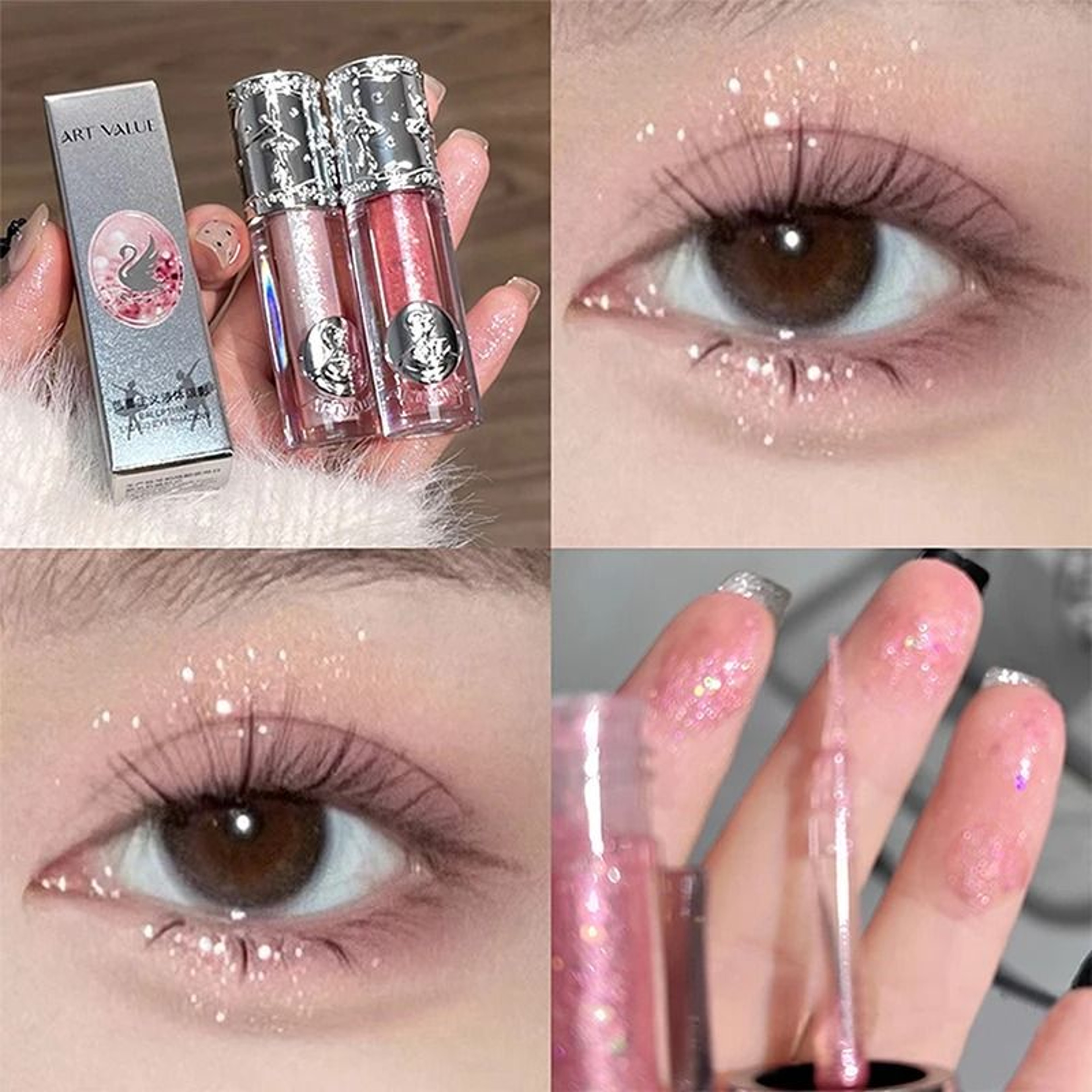 Balletism Fine Shimmer Liquid Eyeshadow High Shine Long Lasting Glow 5