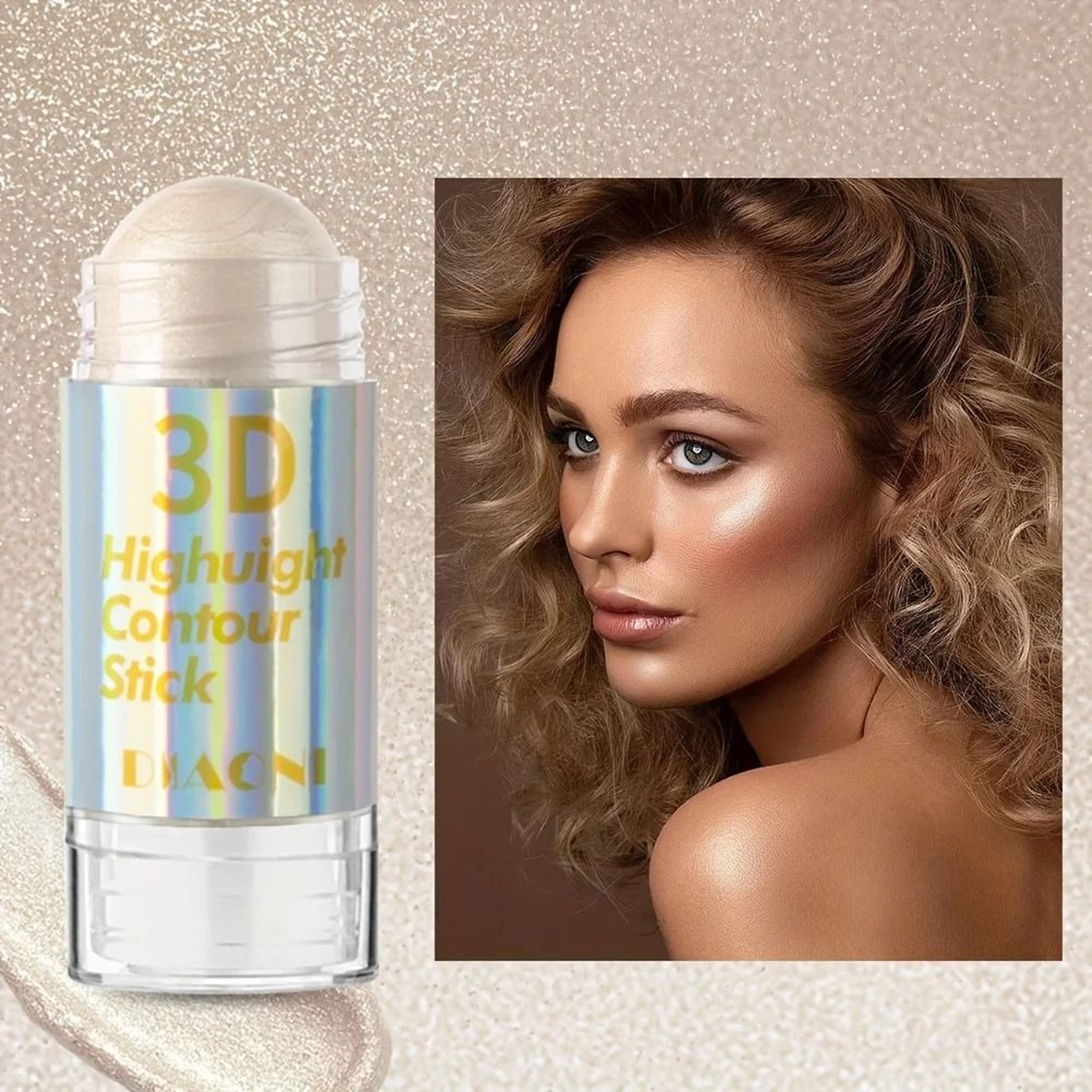 Water Light Highlighter And Blush Stick Face And Body Glow 4