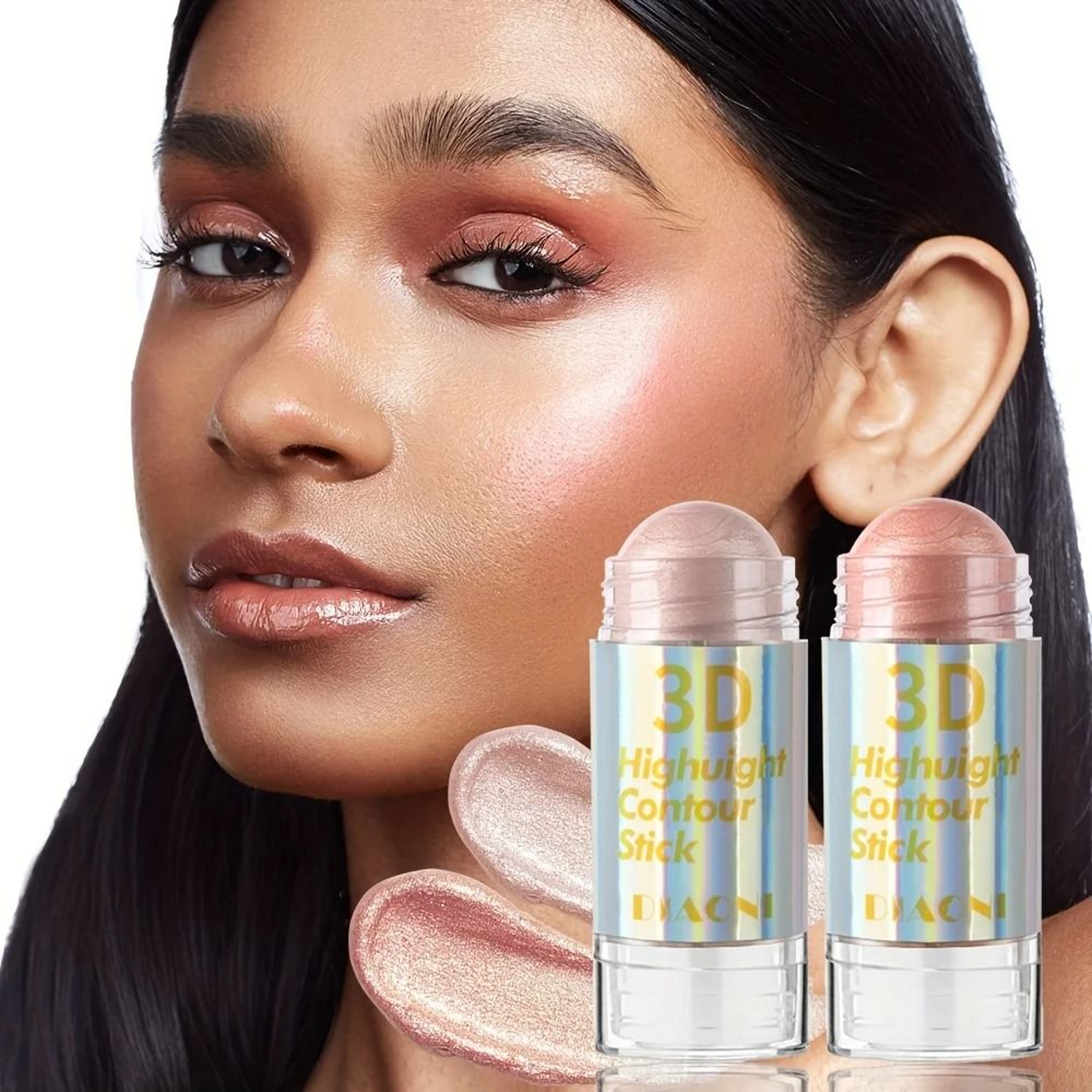Water Light Highlighter And Blush Stick Face And Body Glow 9