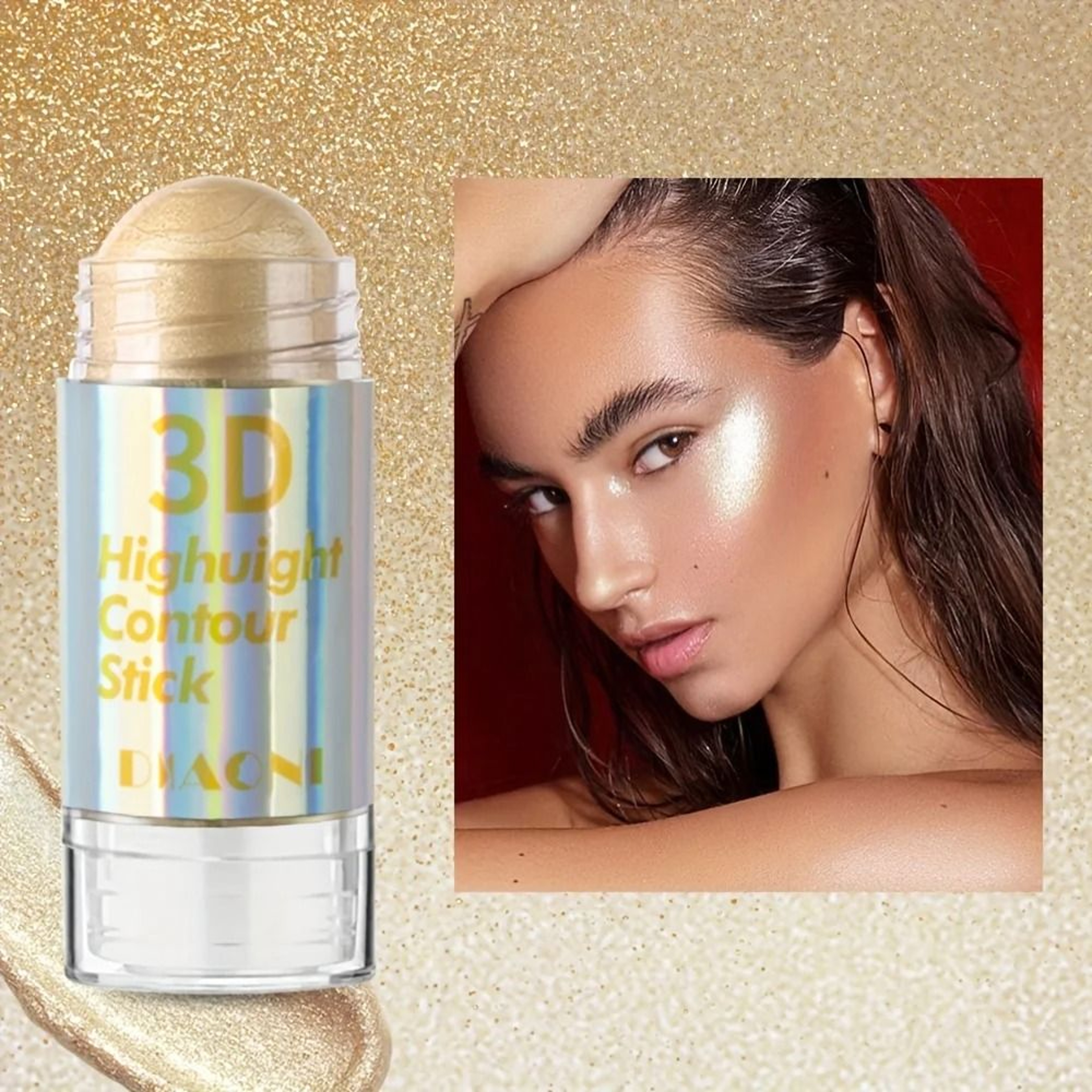 Water Light Highlighter And Blush Stick Face And Body Glow 5