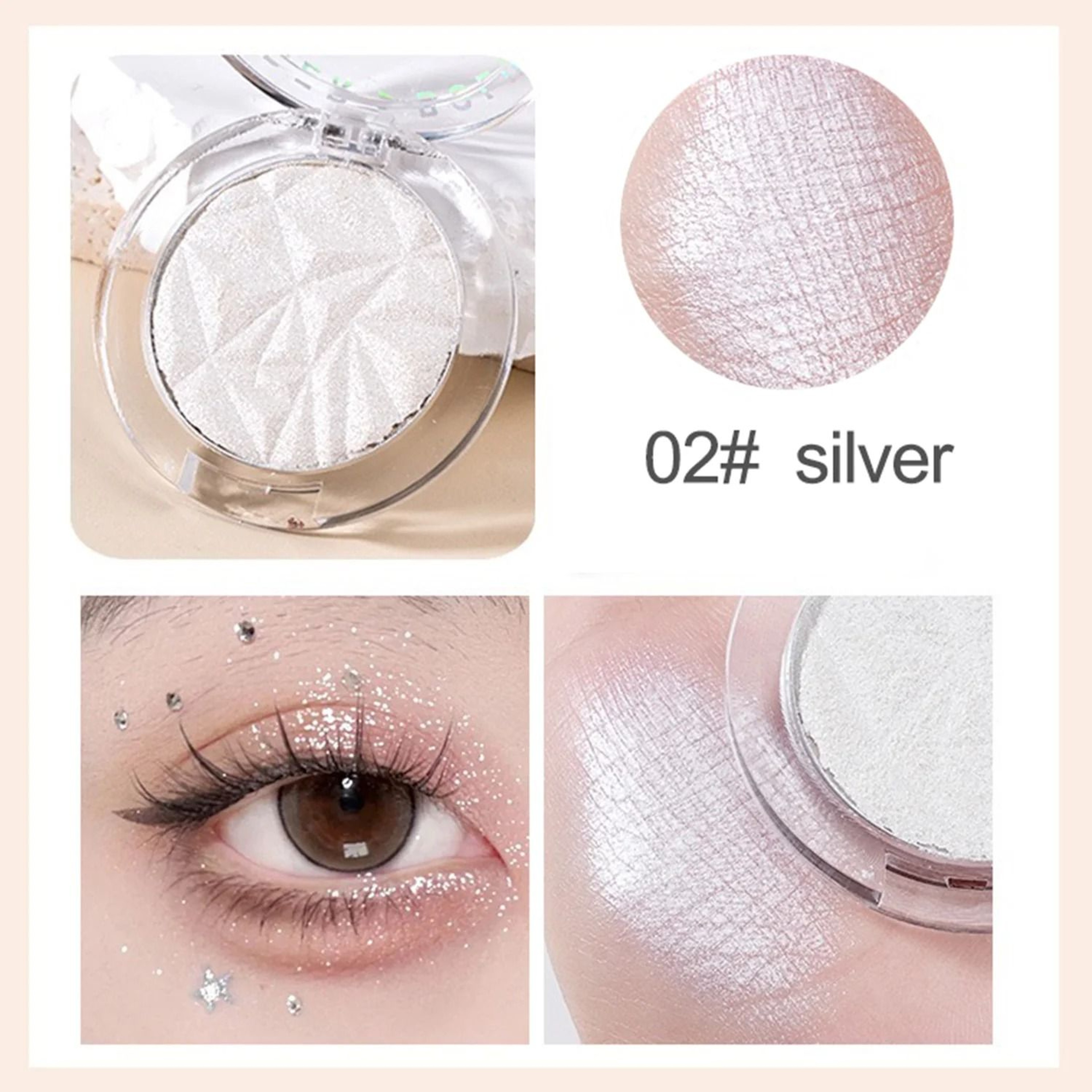 Diamond Glow 2 Color Highlighter Palette For Radiant Contour 2