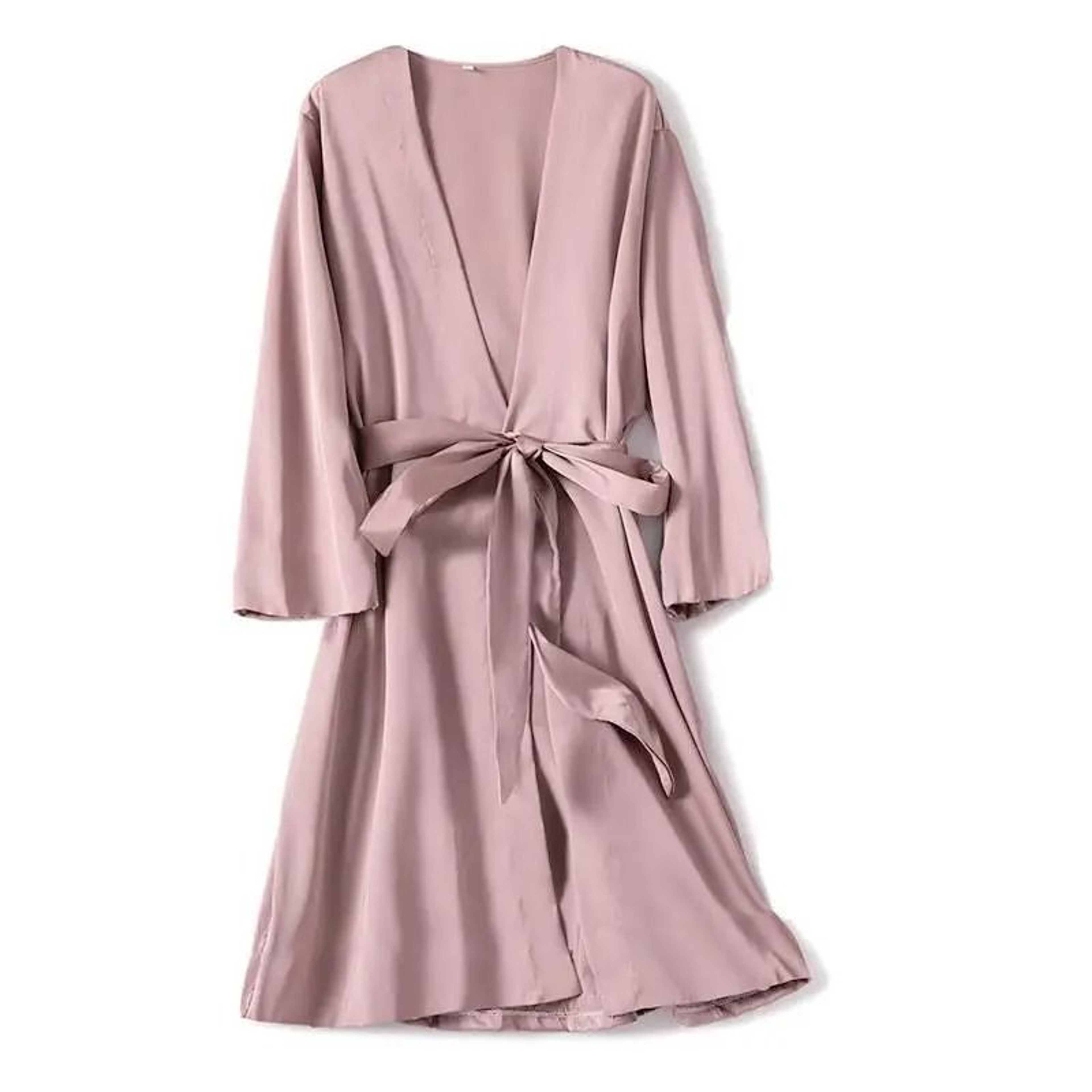 Silky Satin Bridal Kimono Robe For Women 11