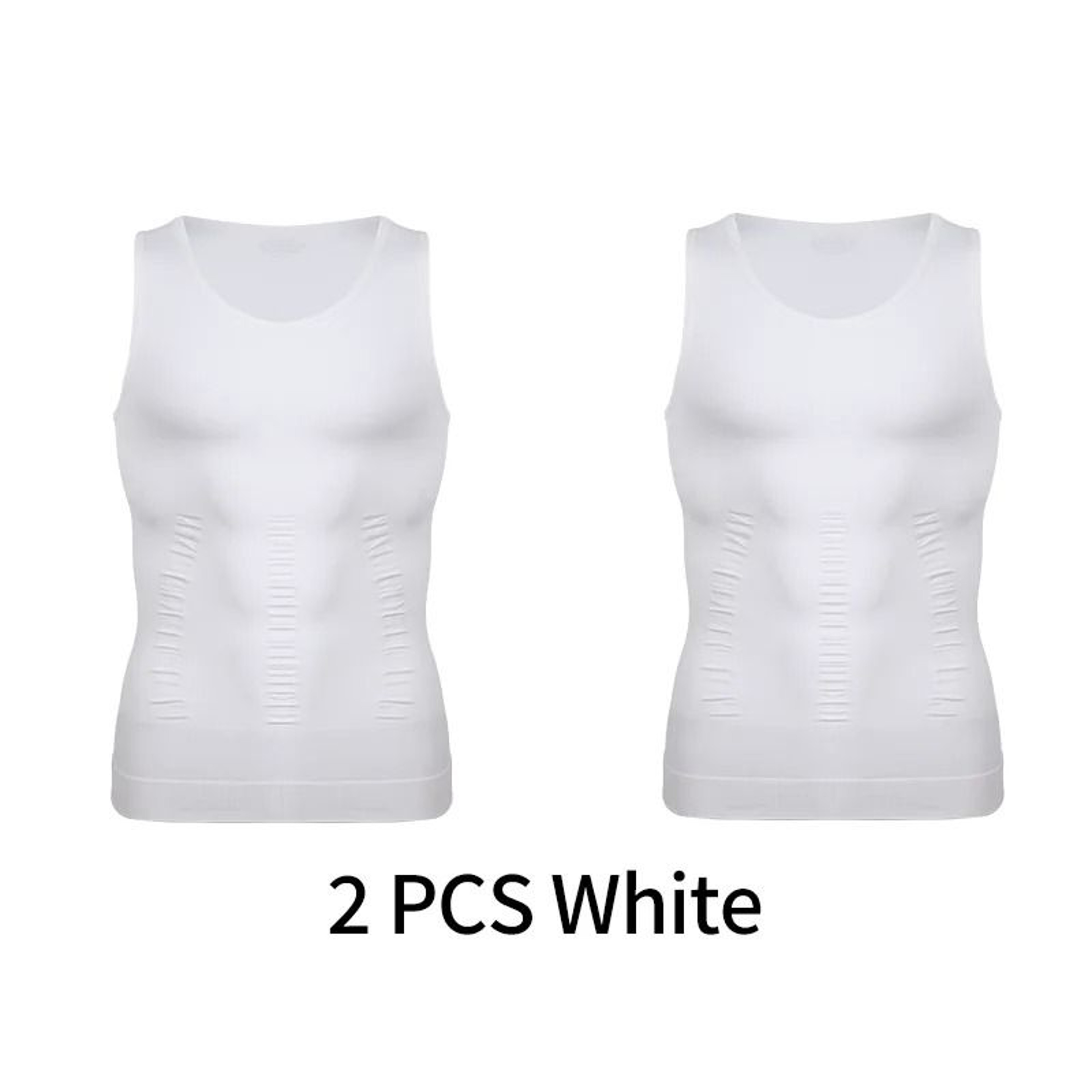 CoreFit Mens Body Shaper Vest Compression Tank Top 9
