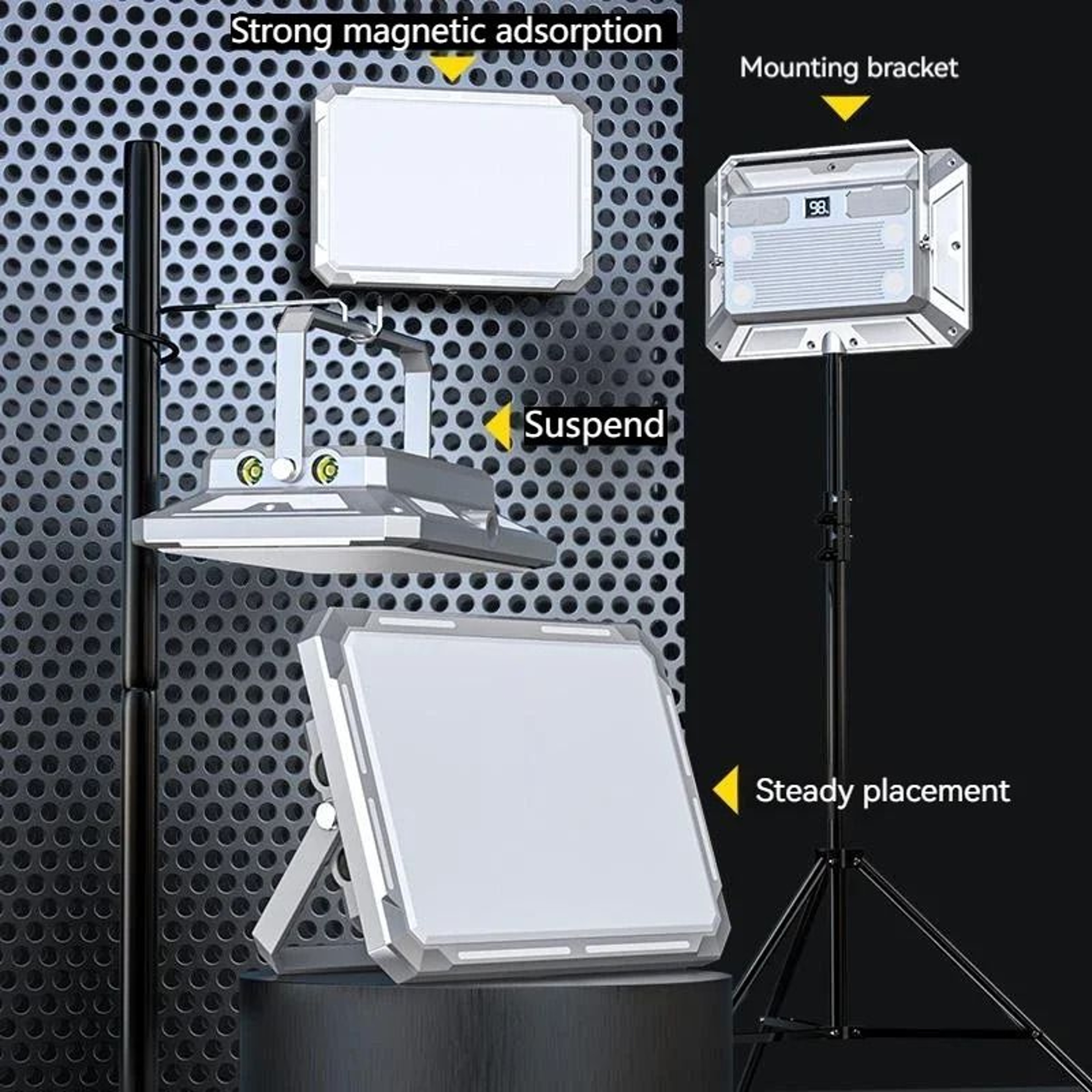 Rechargeable LED Camping Tent Light High Power Waterproof Emergency Lantern 0
