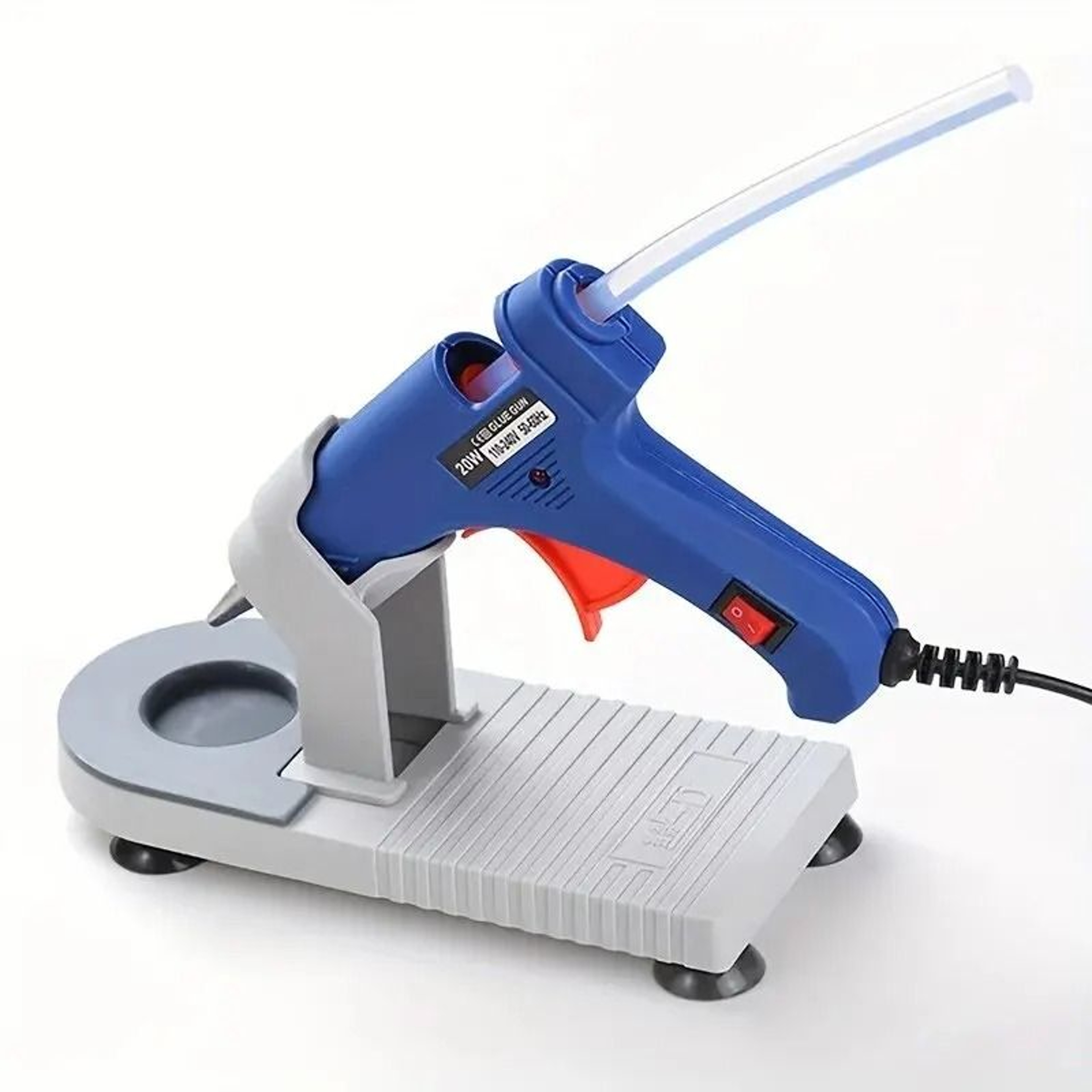 CraftGrip Glue Gun Stand Non Slip Holder With Suction Cup Base 3
