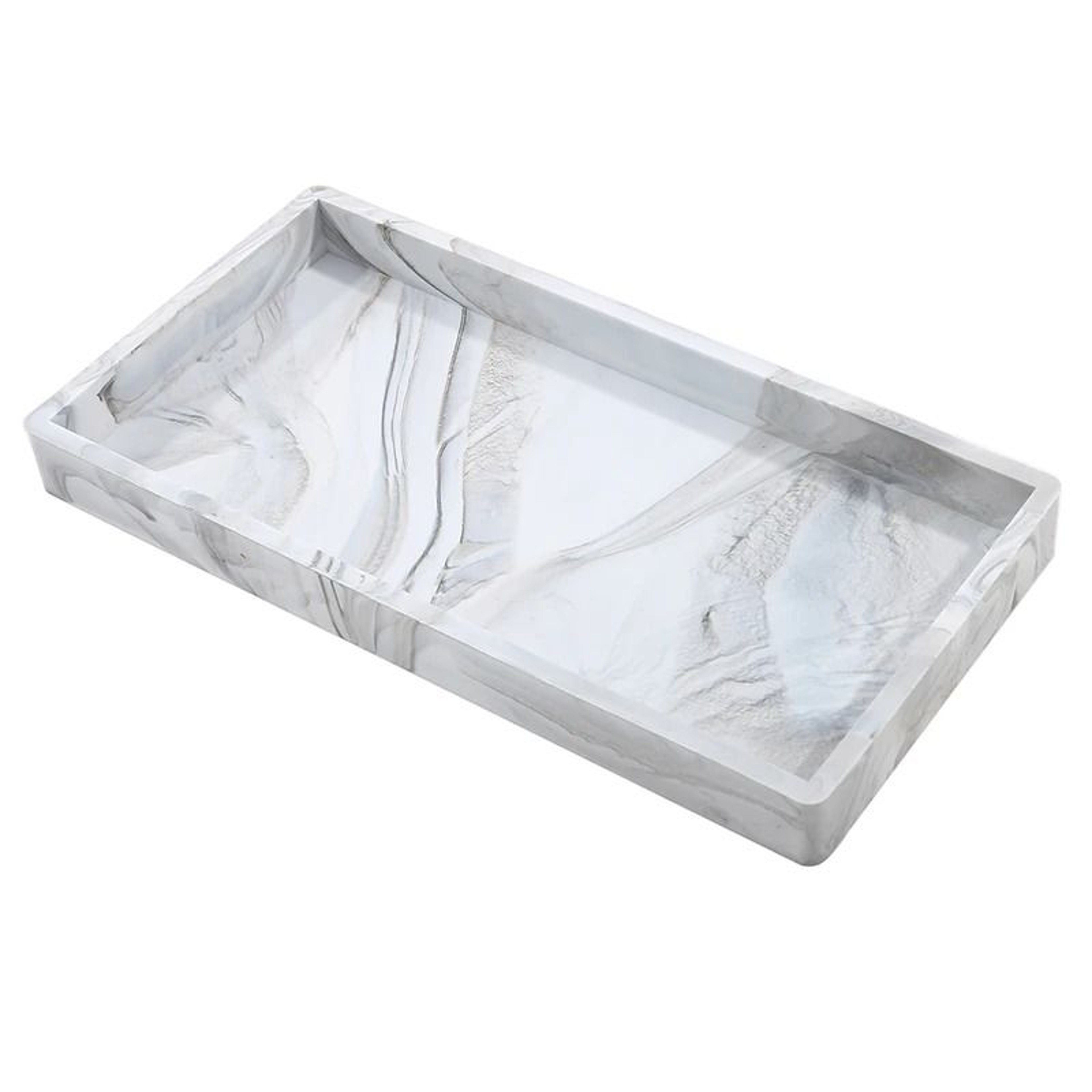 CleanNest Silicone Soap Dispenser Tray Bathroom Countertop Organizer 2