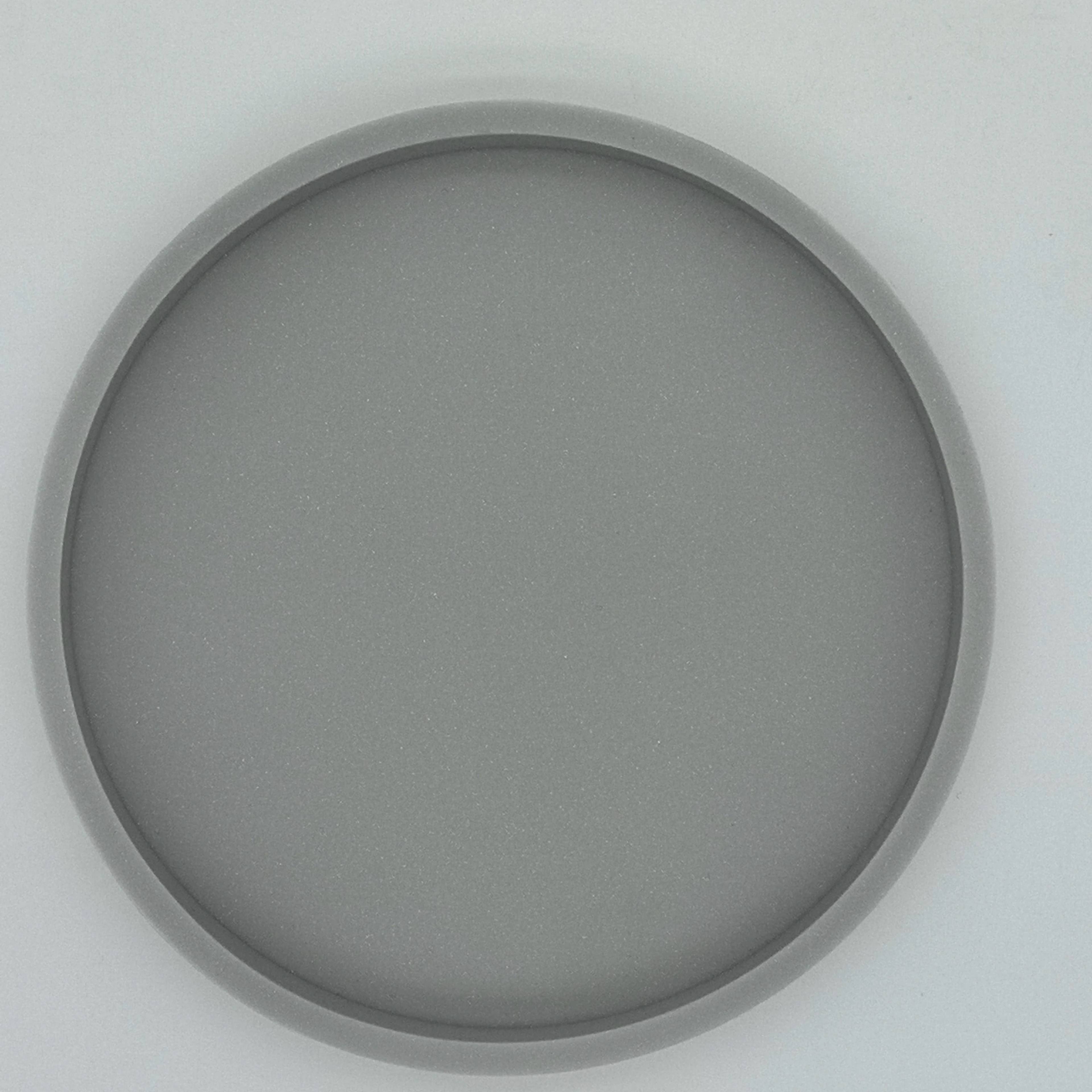 PureCircle Round Bathroom Vanity Tray Silicone Decorative Organizer 2