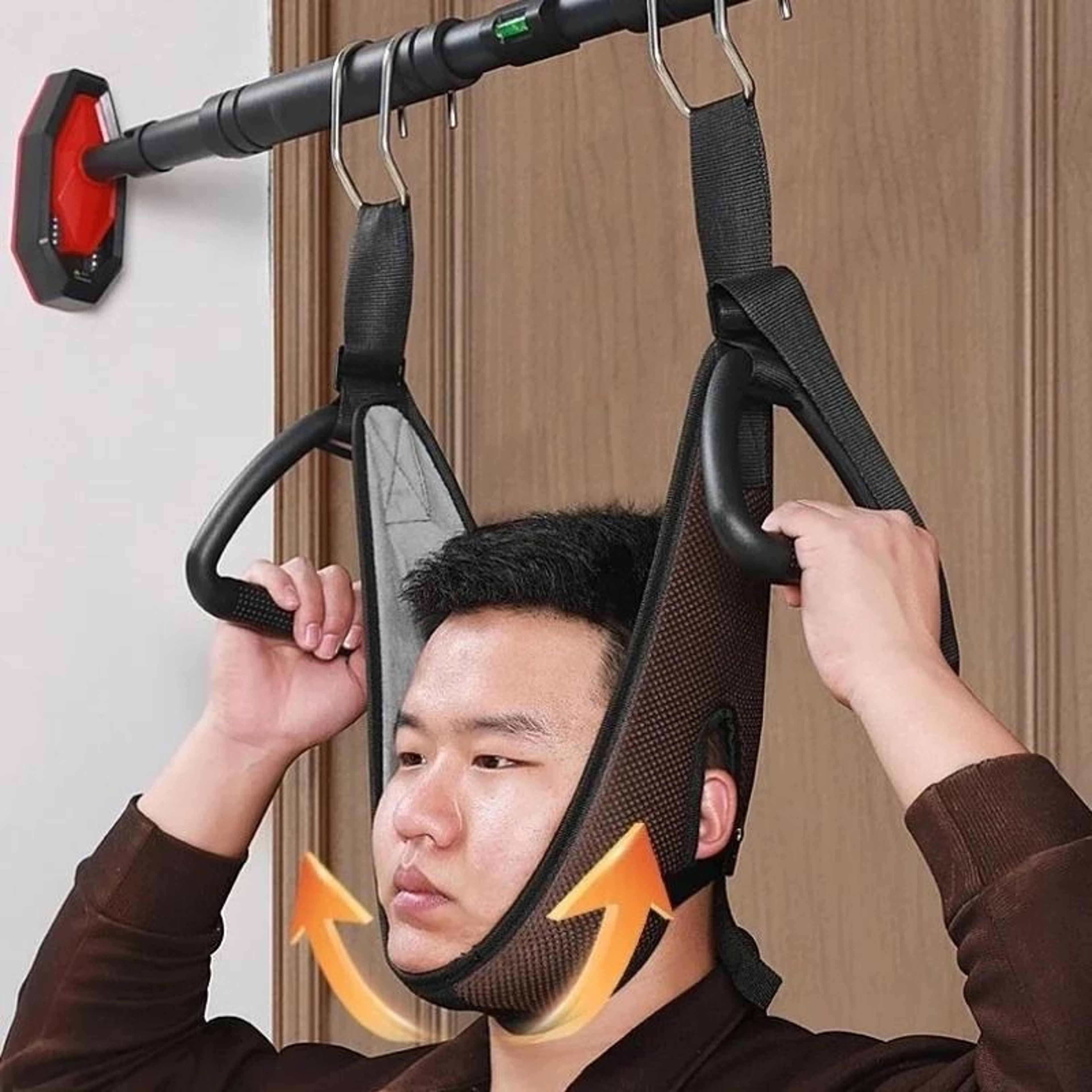 Adjustable Neck Traction Device Cervical Decompression Belt For Home Use 0