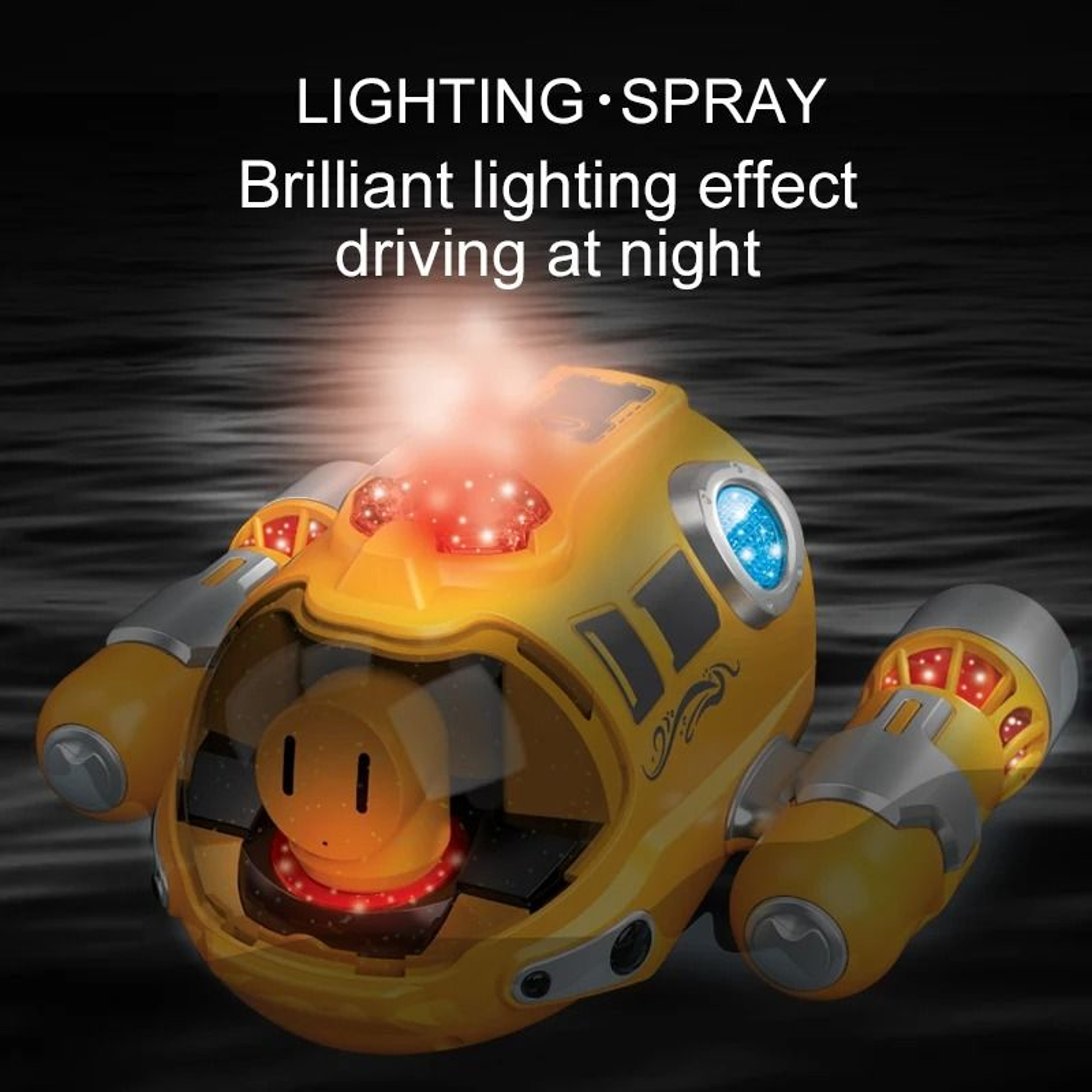 24GHz Remote Control Motorboat Waterproof RC Speed Boat For Kids 5