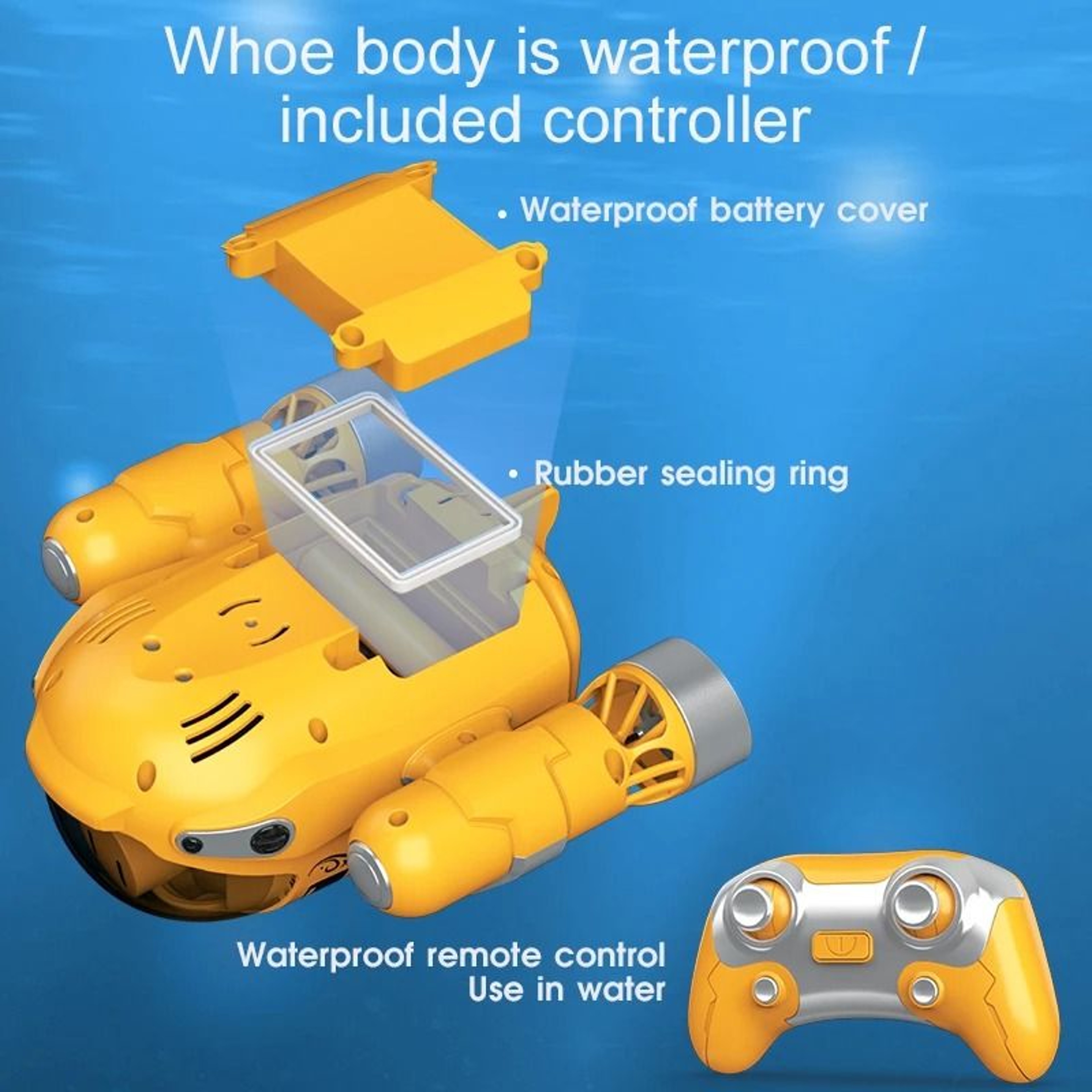 24GHz Remote Control Motorboat Waterproof RC Speed Boat For Kids 6
