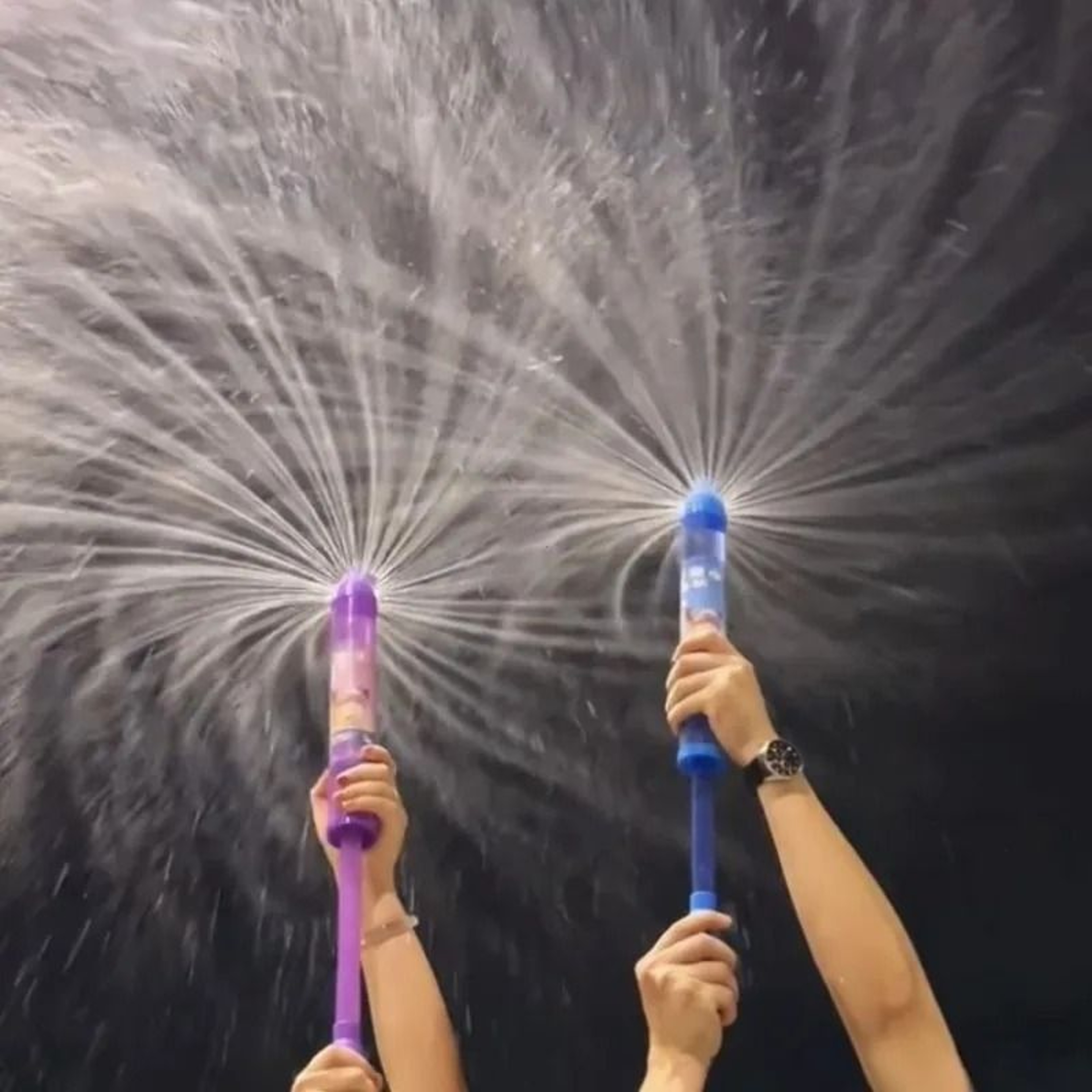 Romantic Firework Water Spray Toy With Night Light For Couples 9