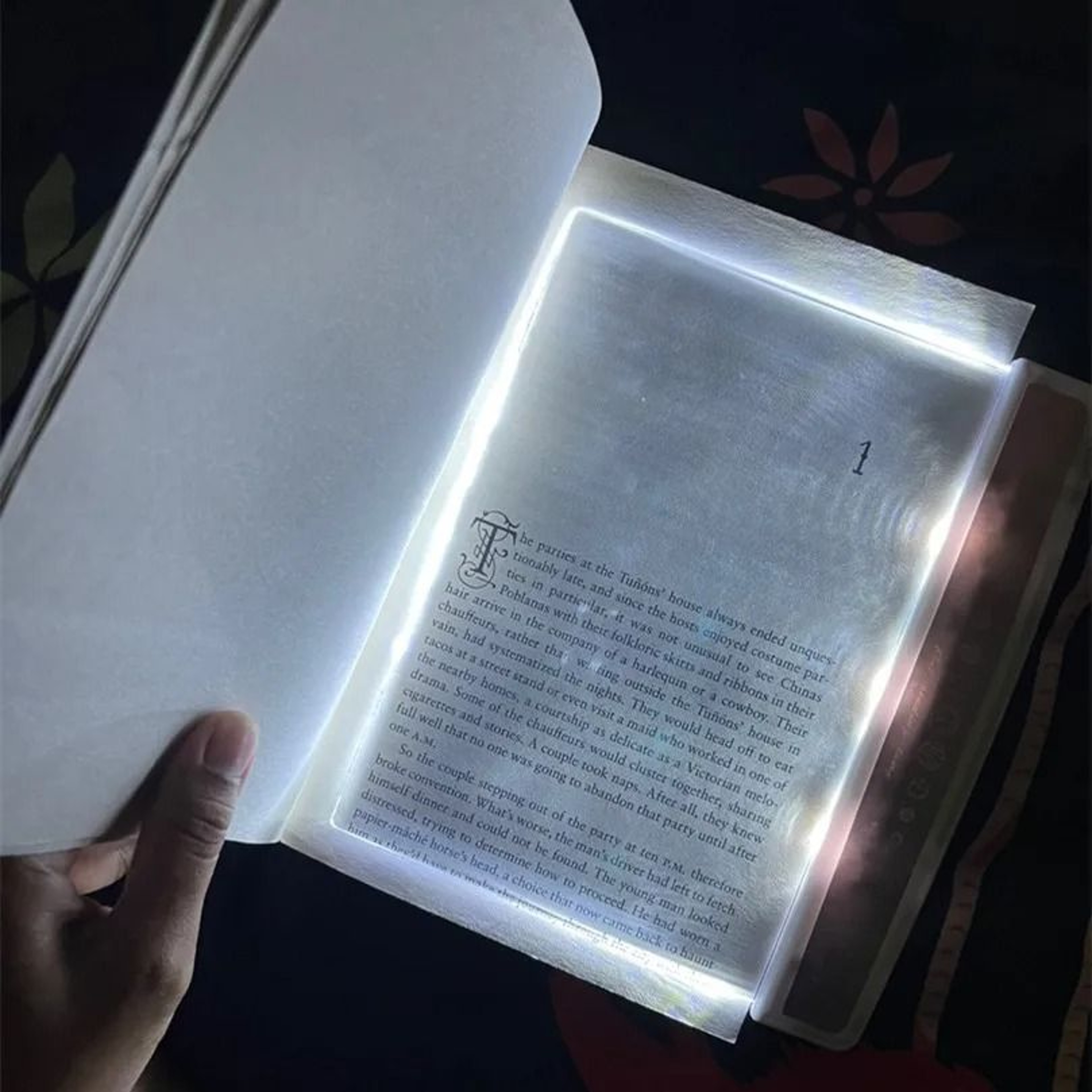 LED Book Light Flat Panel Bookmark Reading Light For Travel And Bed 5