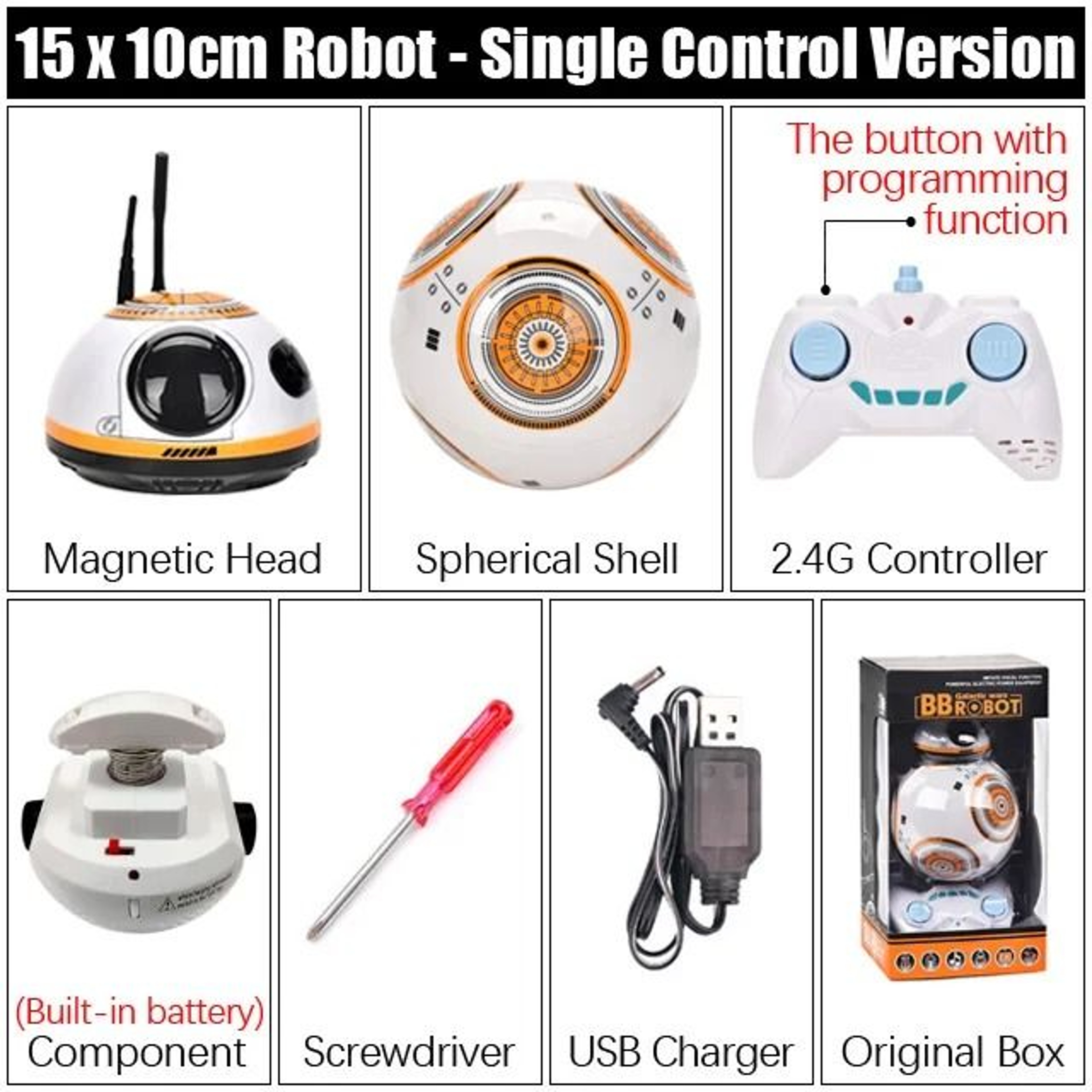 24G Intelligent RC Robot Car With Gesture Control And Sound Effects 3
