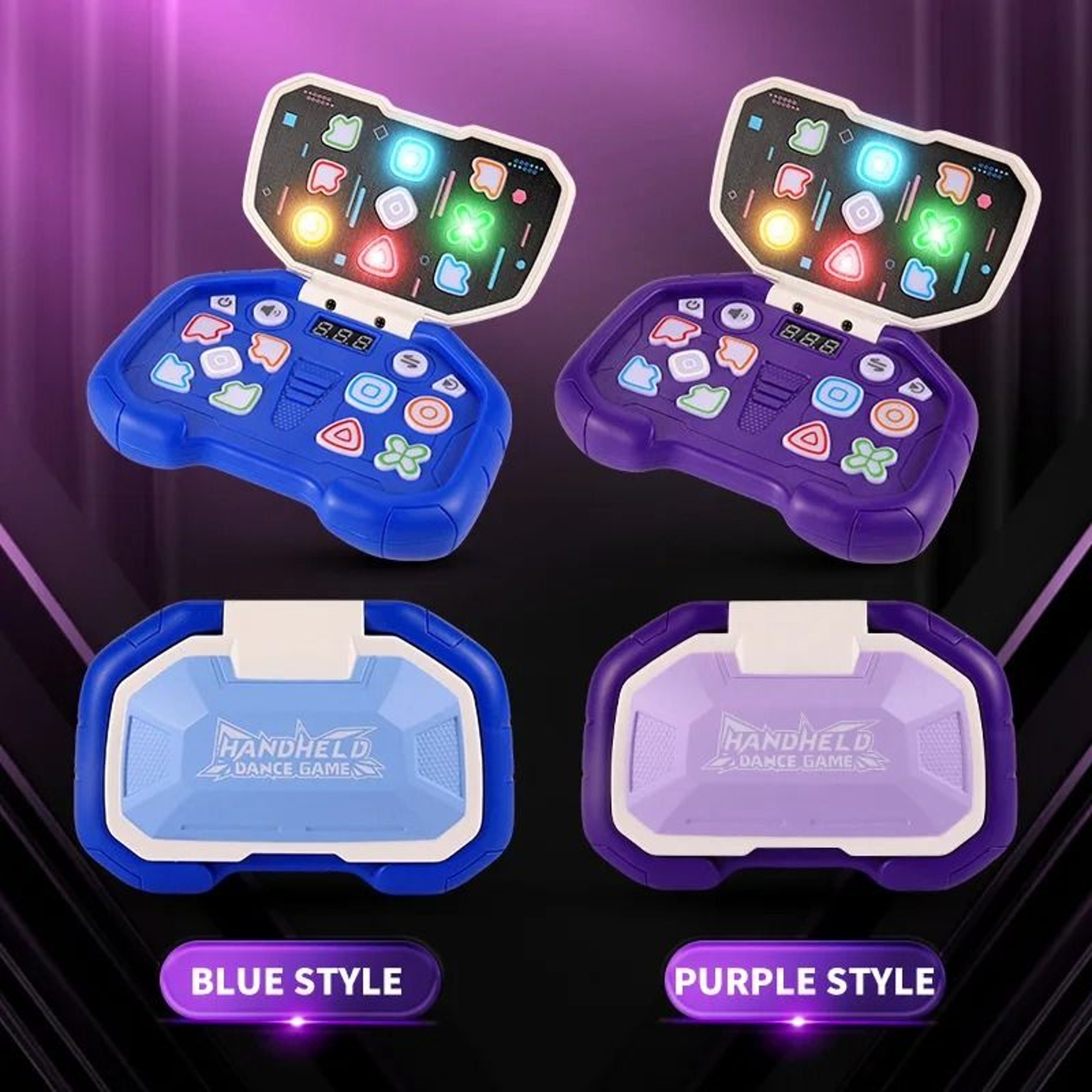 Music Rhythm Fast Push Game Console Flashing Sensory Fidget Toy 0