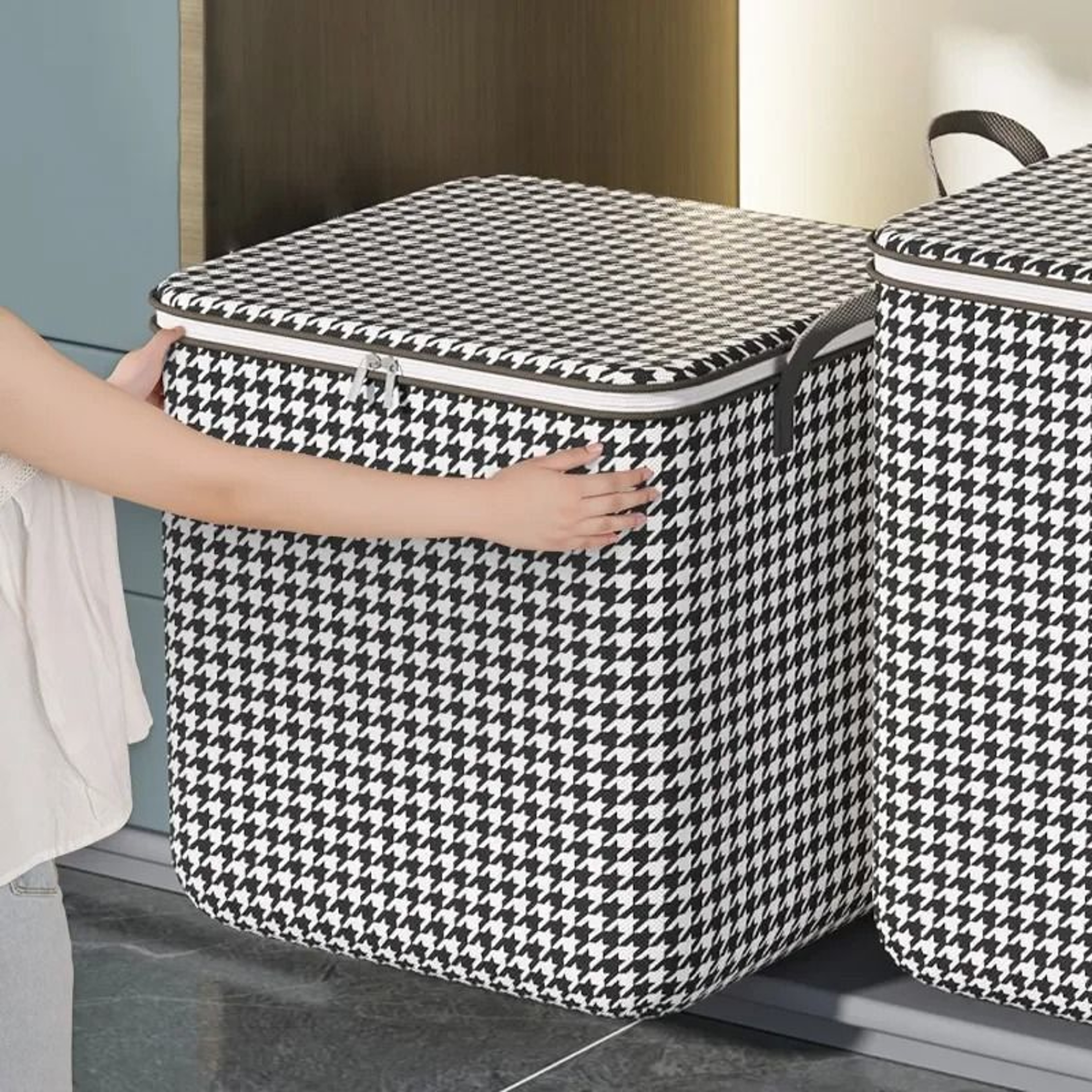 Large Capacity Quilt Storage Box Dustproof Non Woven Organizer Bag 0