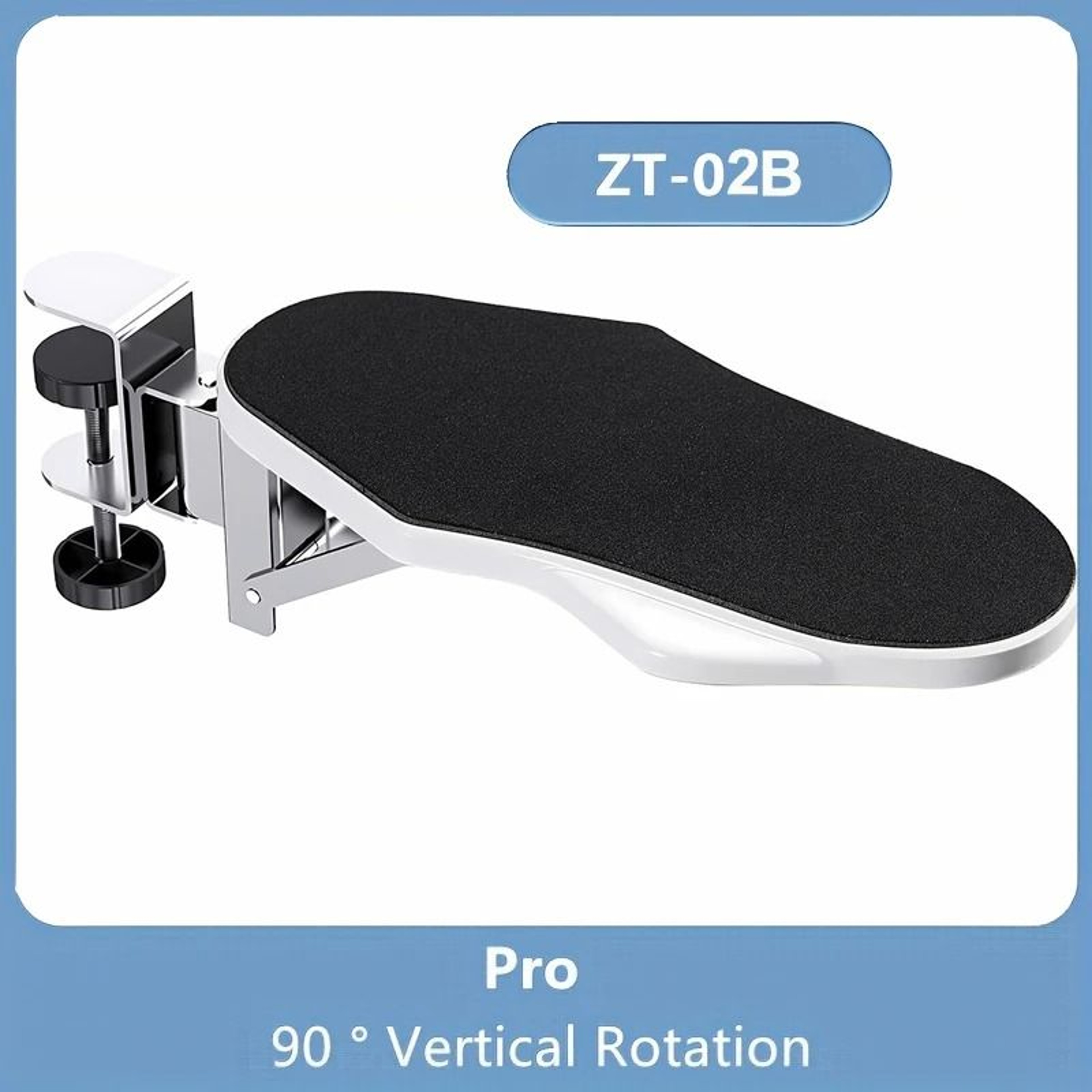 Adjustable Computer Arm Support Bracket With Rotating Desk Extension 4