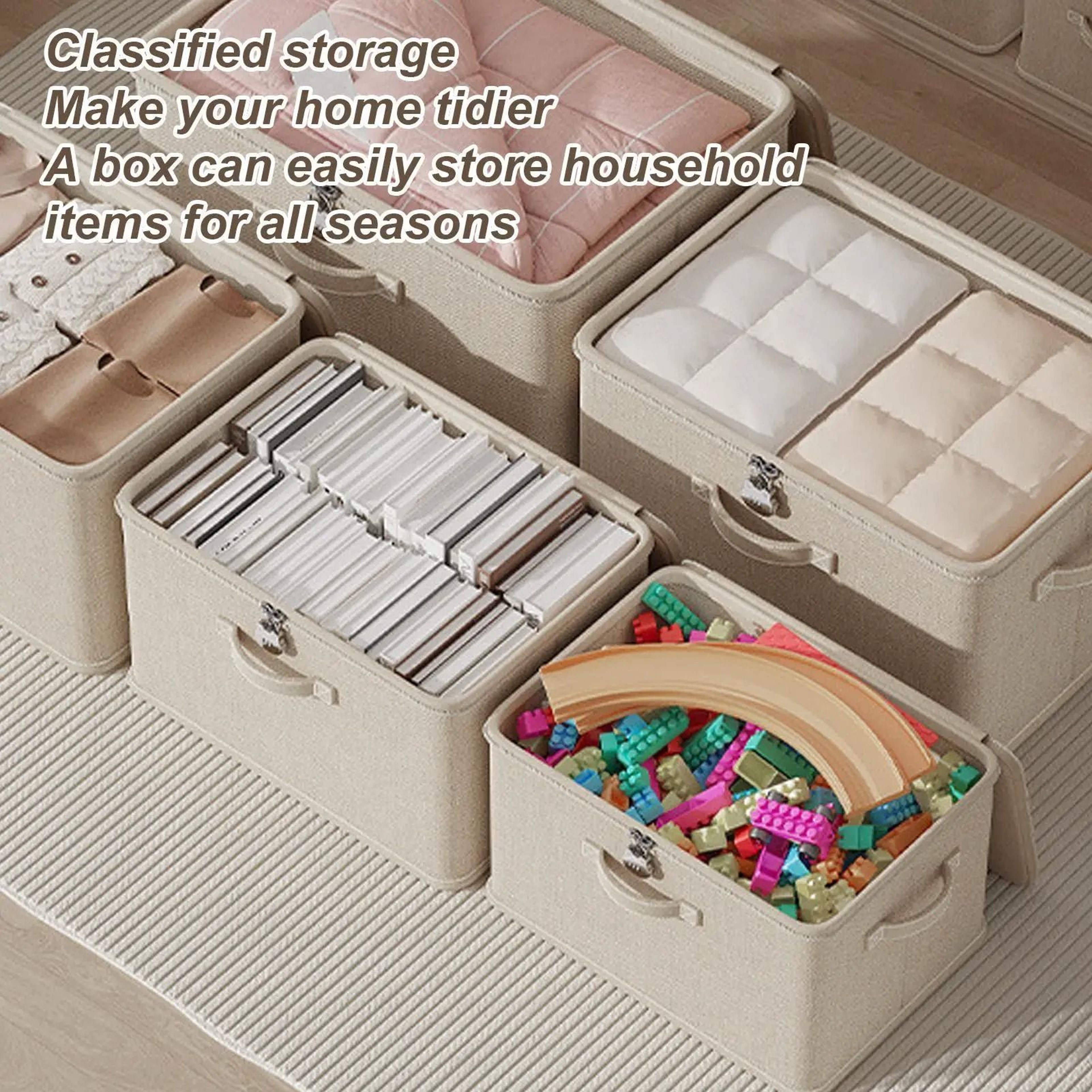 Lockable Odor Proof Stackable Storage Box With Handle 5