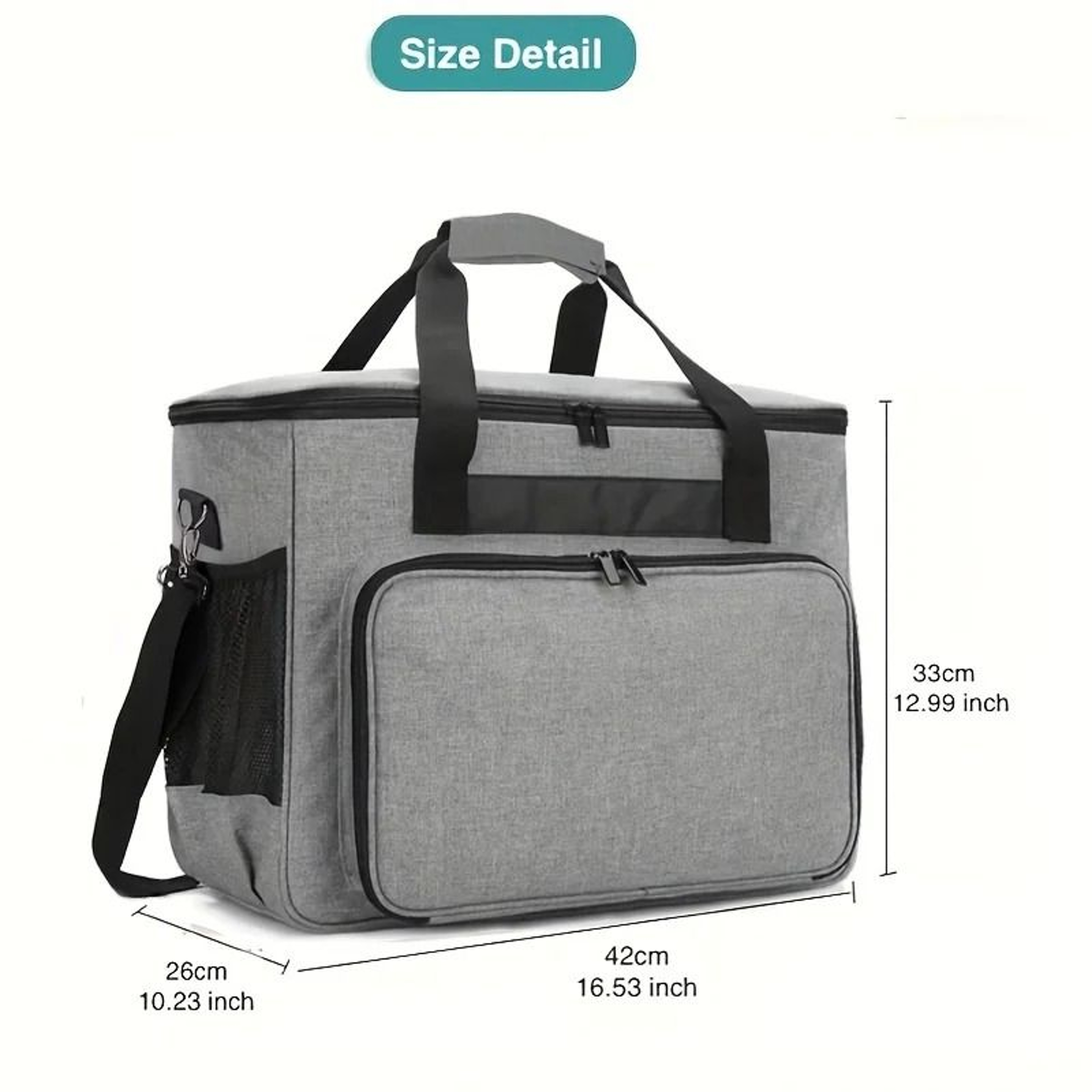 Premium Padded Sewing Machine Carrying Case With Accessory Organizer 4