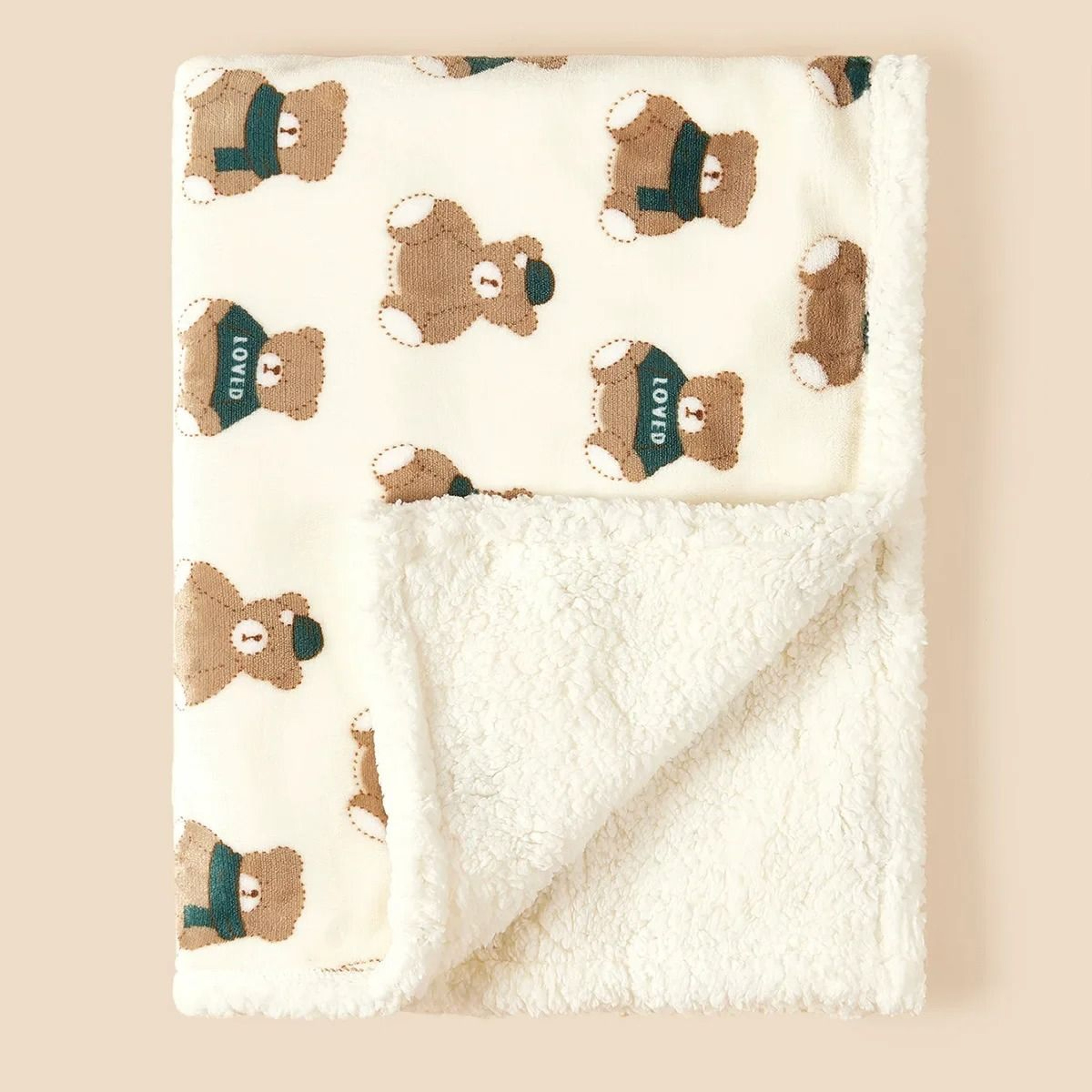 Winter Baby Swaddle Wrap Flannel Fleece Blanket 2