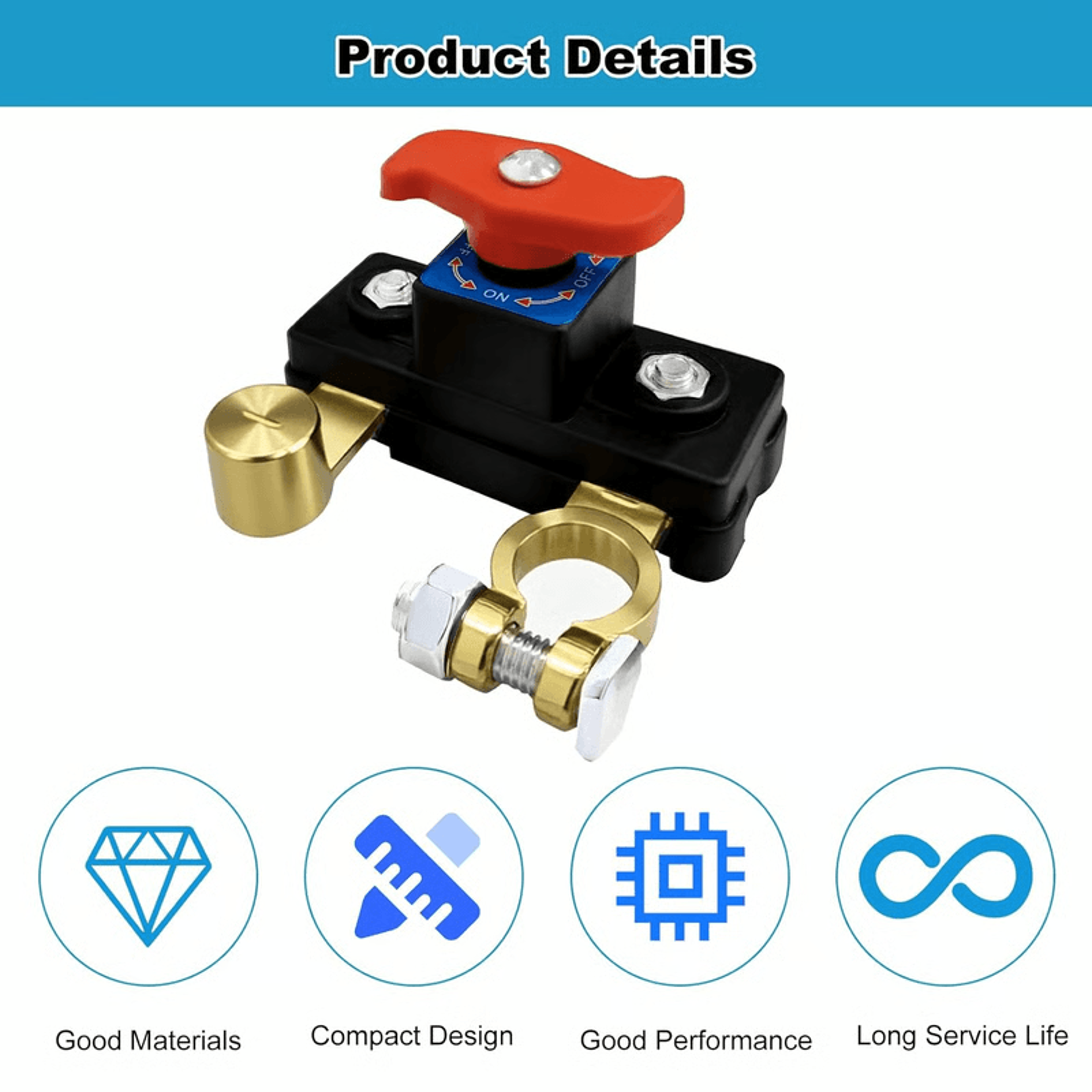 Car Battery Cut Off Switch For Drain Prevention Safe Storage And Power Control 3