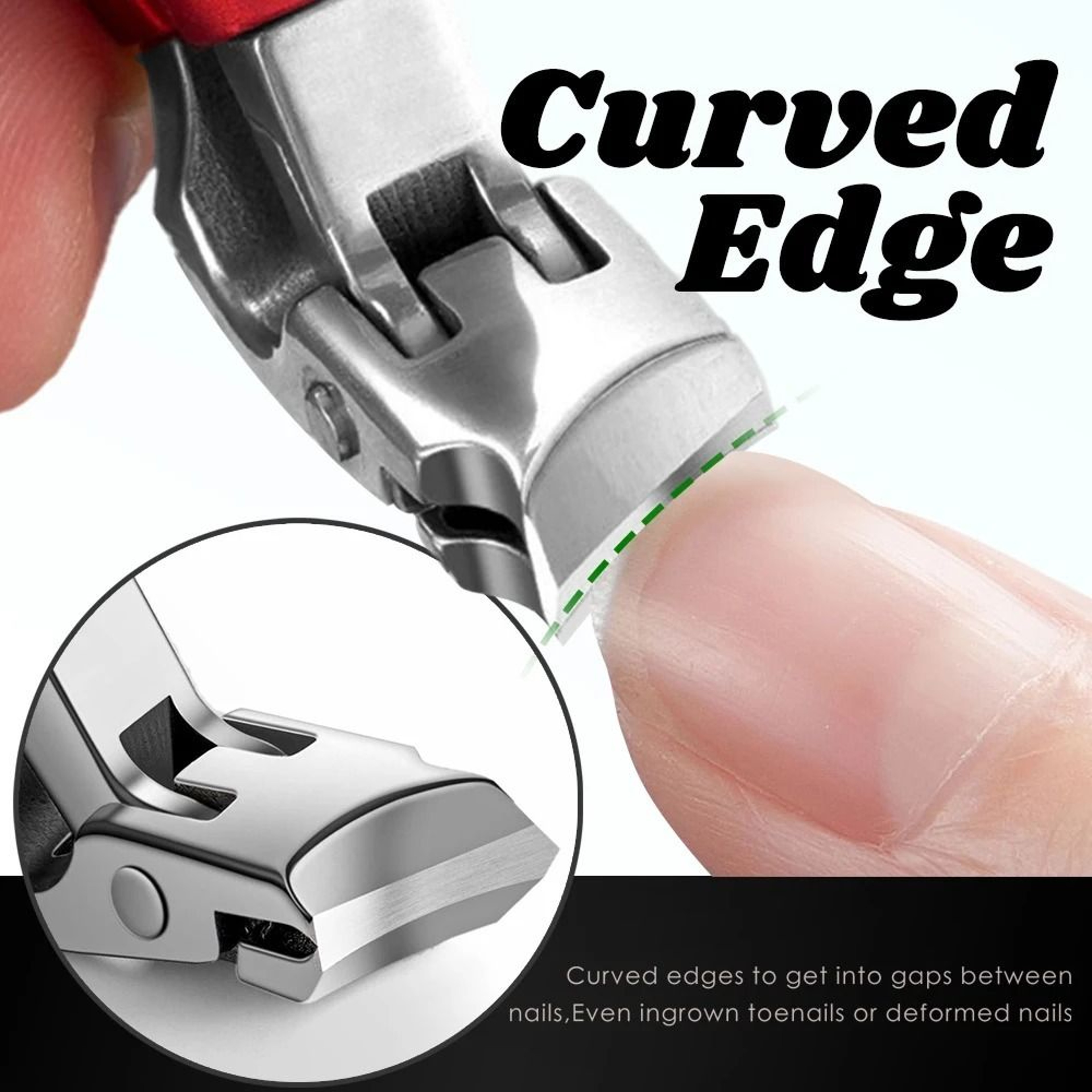 Anti-Splash Nail Clippers for Clean & Precise Toenail Trimming | Thick & Ingrown Nails – view 4