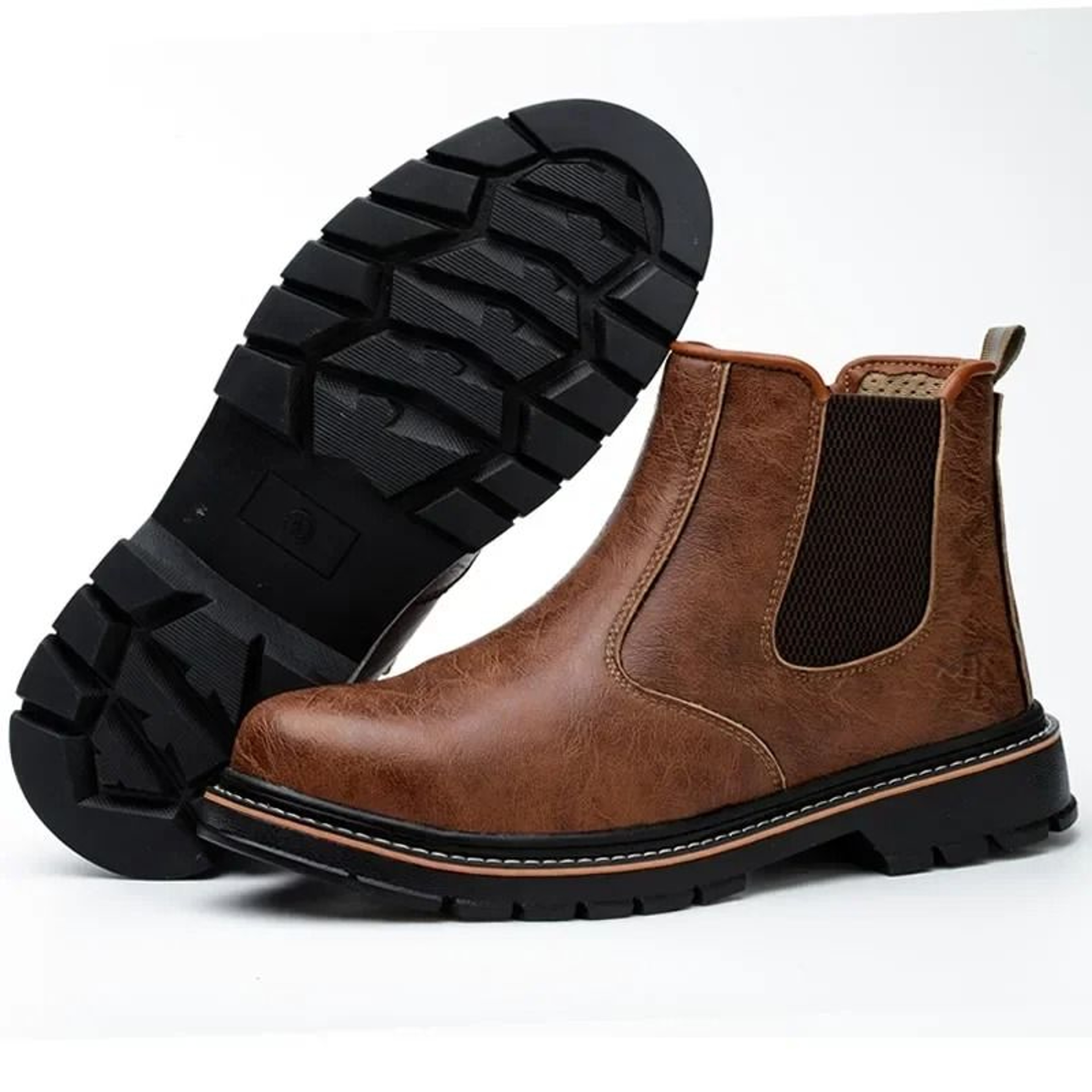 Mens Steel Toe Safety Work Boots Waterproof Puncture Resistant 1