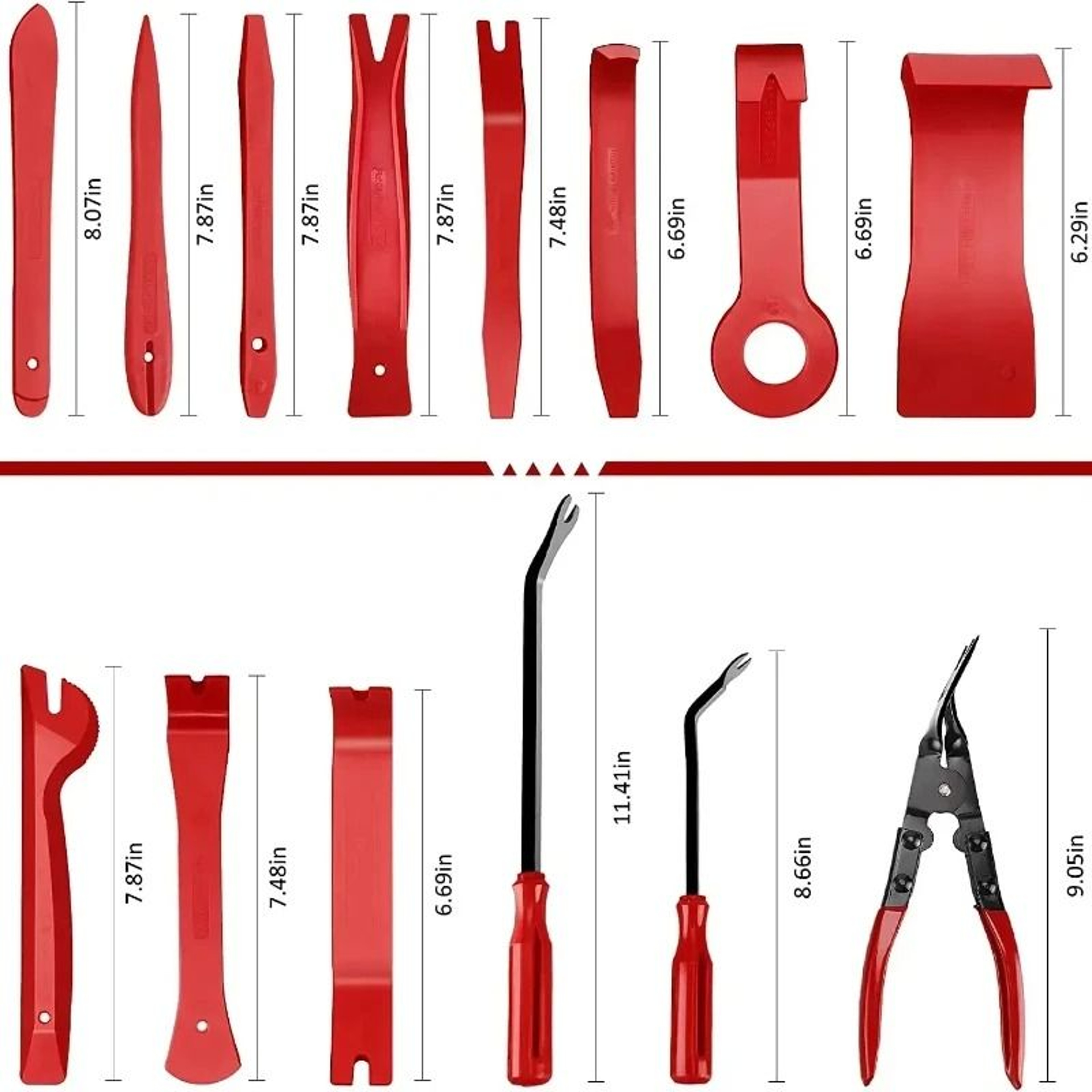 Car Interior Trim Removal Tool Kit Plastic Clip Puller Set 10