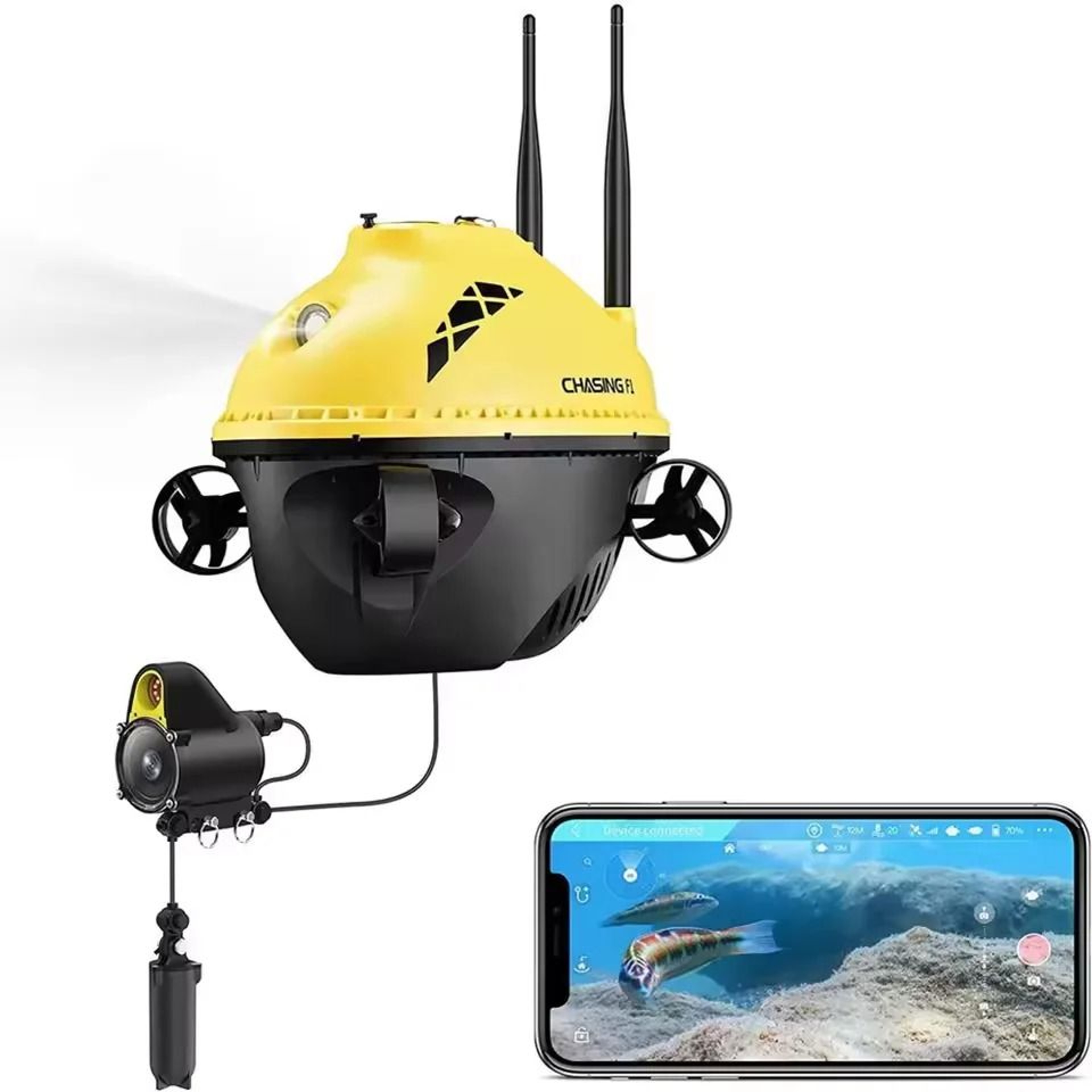 Chasing F1 Pro Underwater Drone With 4K Camera Professional ROV Explorer 0