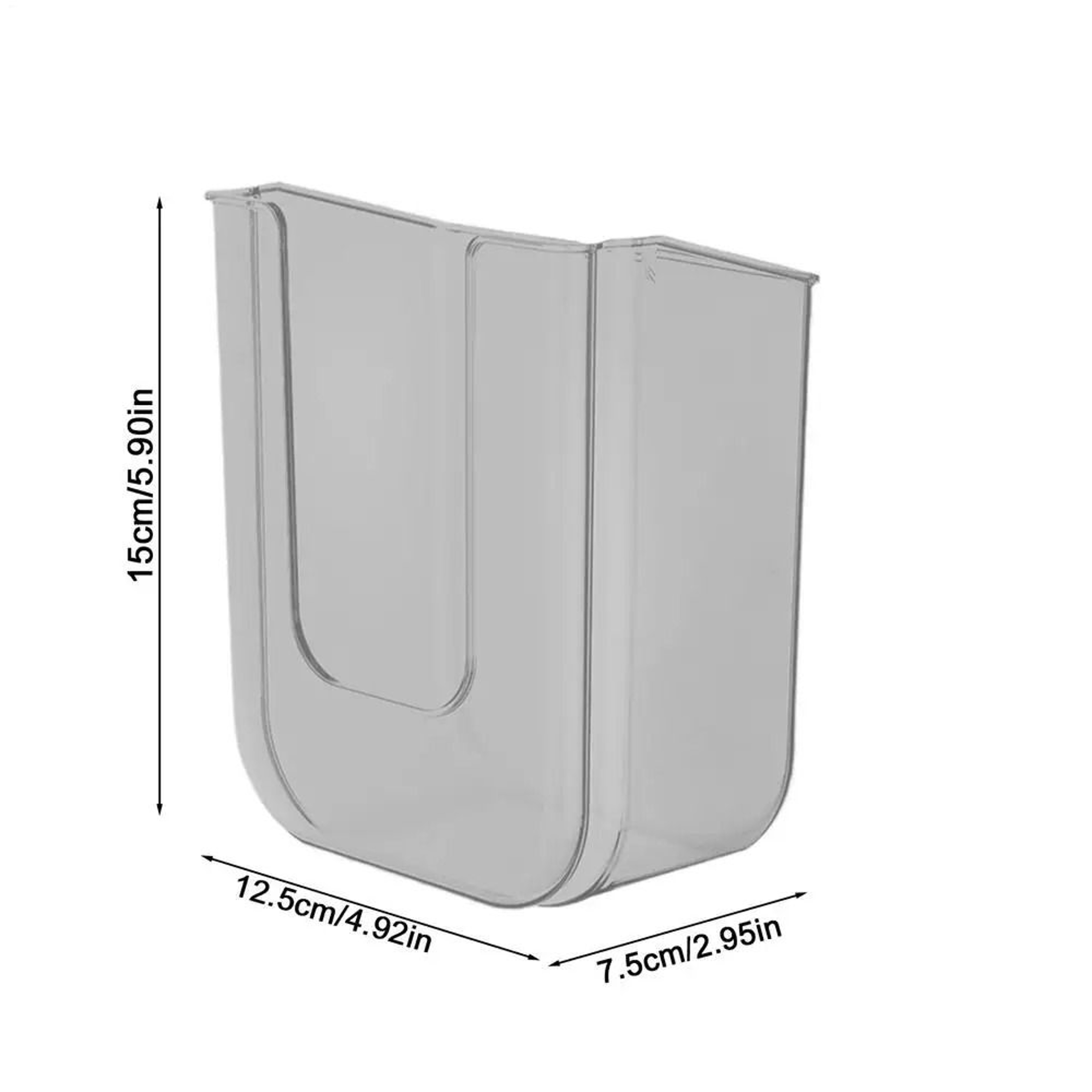 Wall Mounted Tissue Box Organizer With Large Opening Bathroom Tissue Holder 2