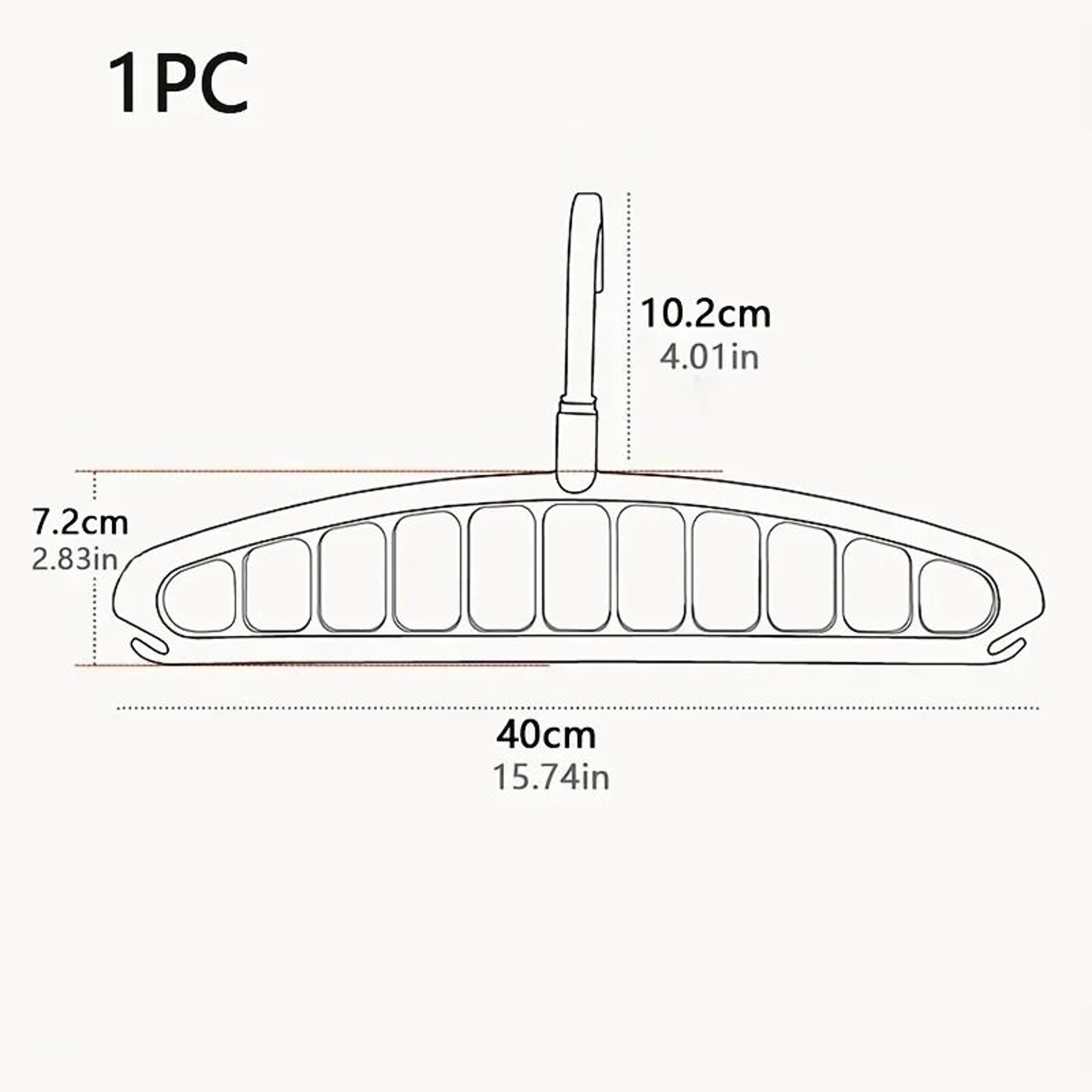 Folding Multi Hole Space Saving Clothes Hanger Organizer For Pants And Wardrobe Storage 5
