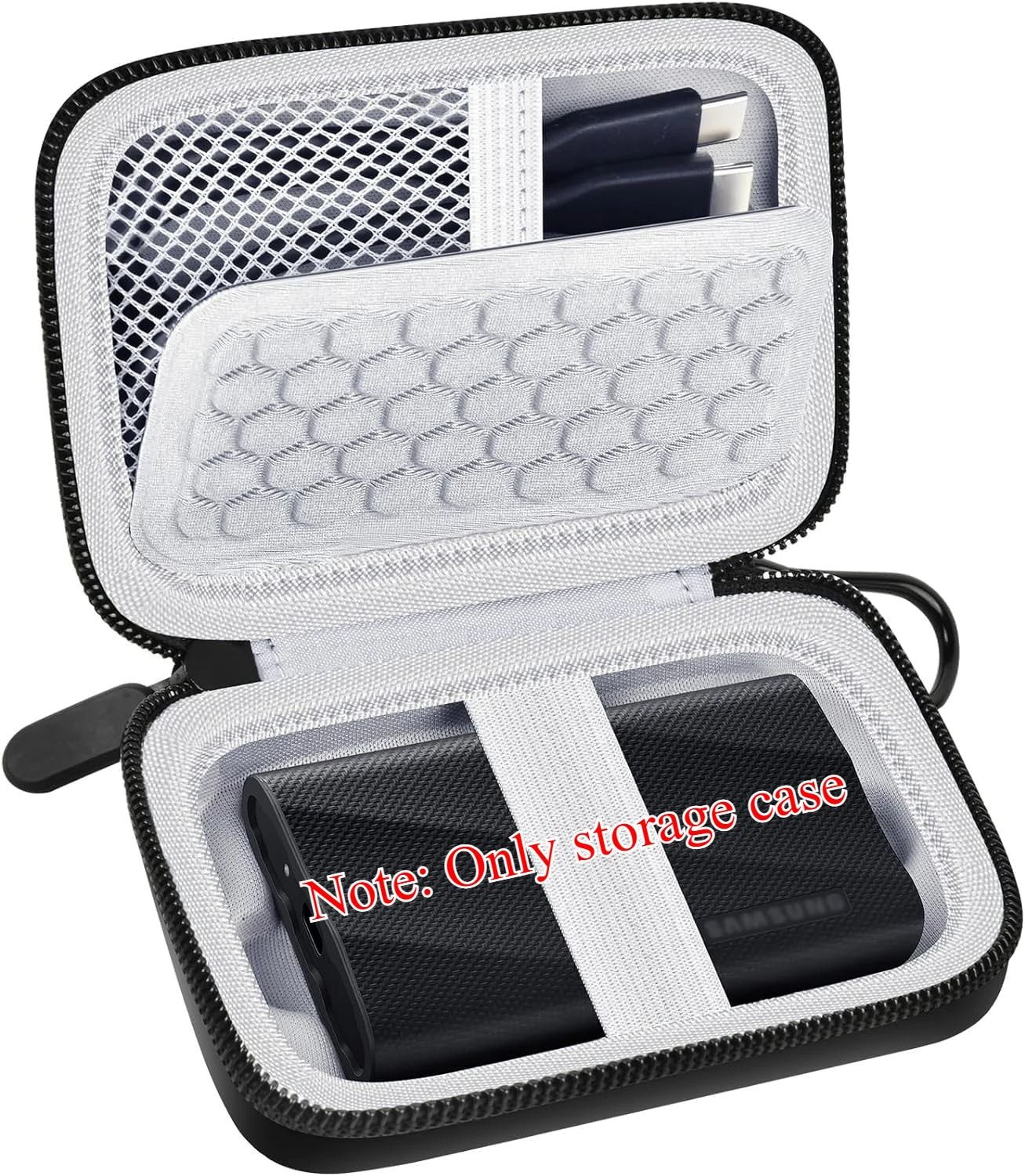 Portable SSD Carrying Case Compatible With Samsung T9 External SSD 0