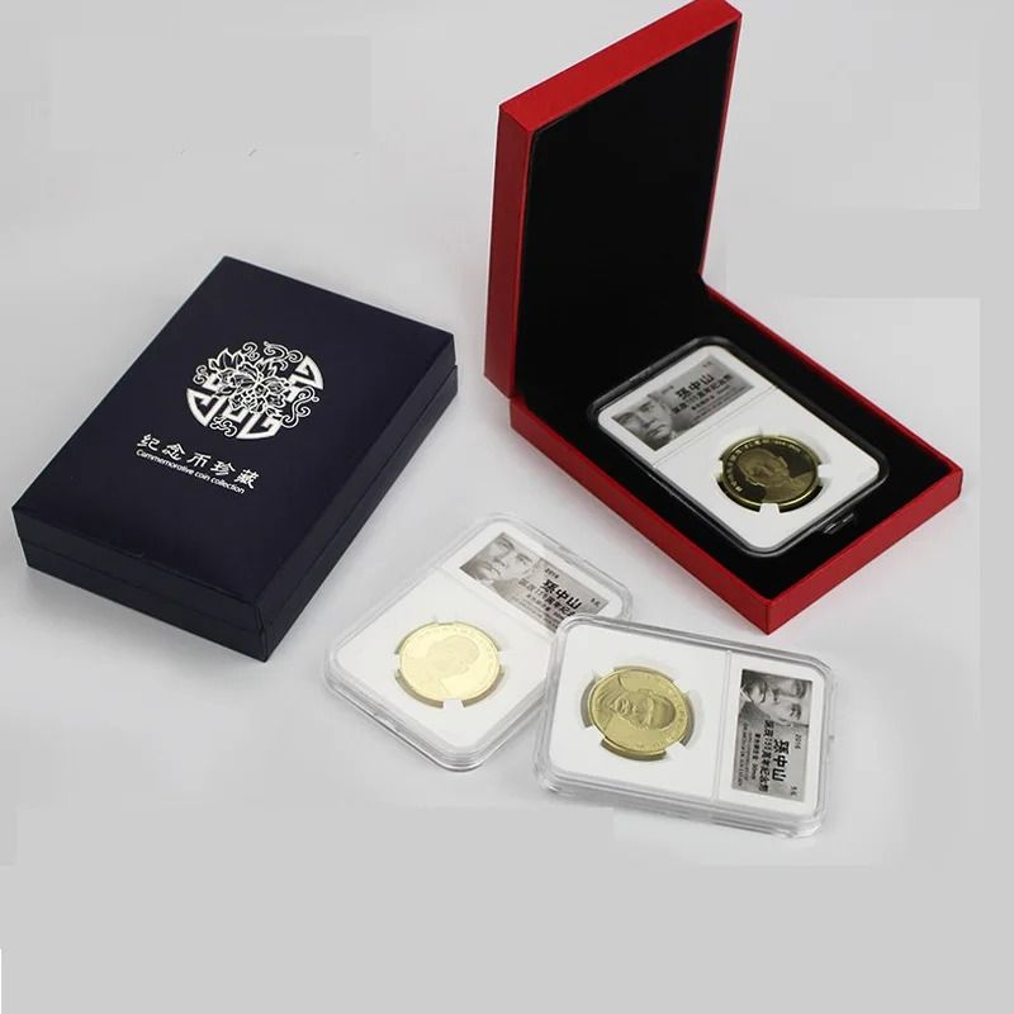 Graded Coin Display Box Collector Storage Case For Slab Coins 0