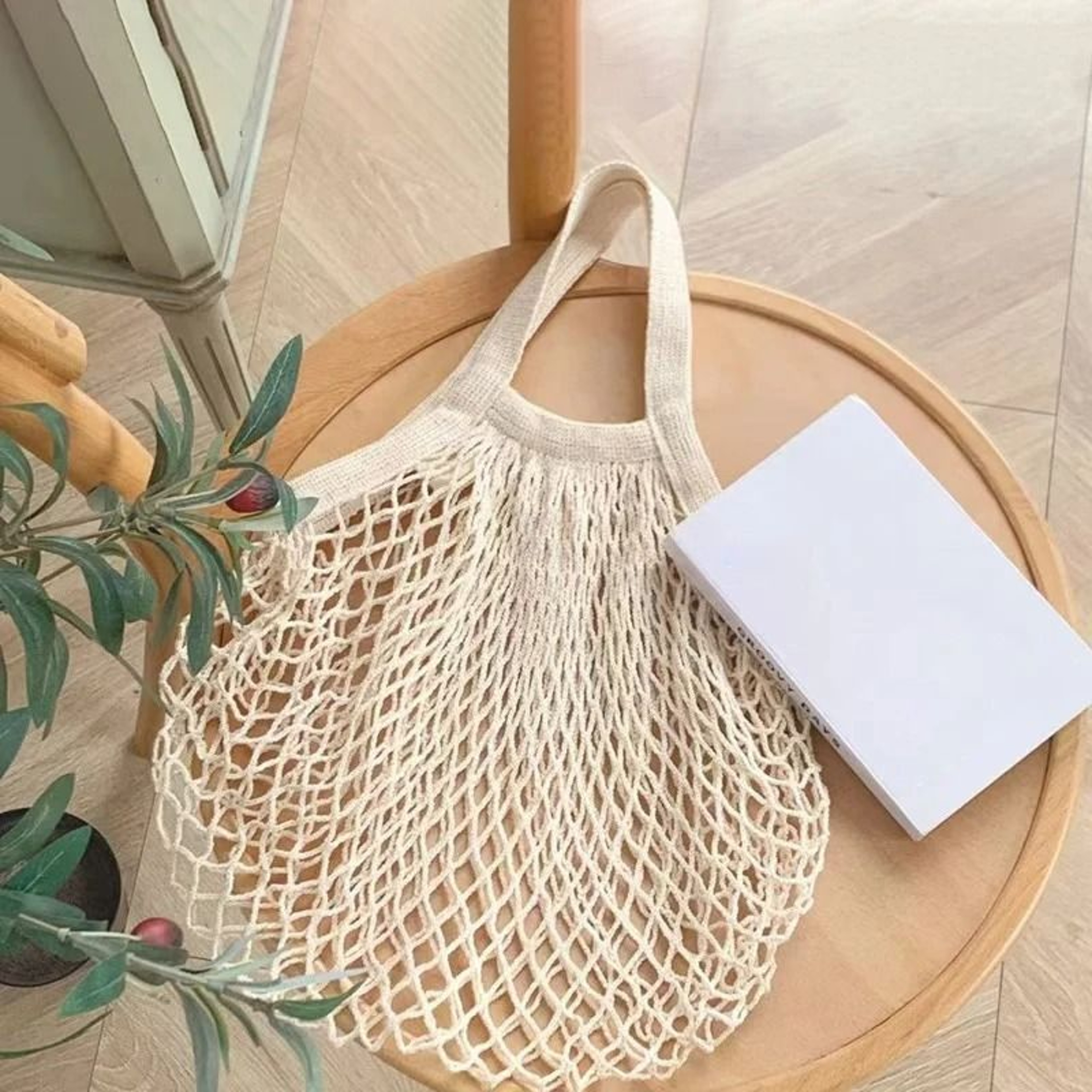 Reusable Mesh Grocery Shopping Bag Foldable Eco Friendly Produce Tote 3