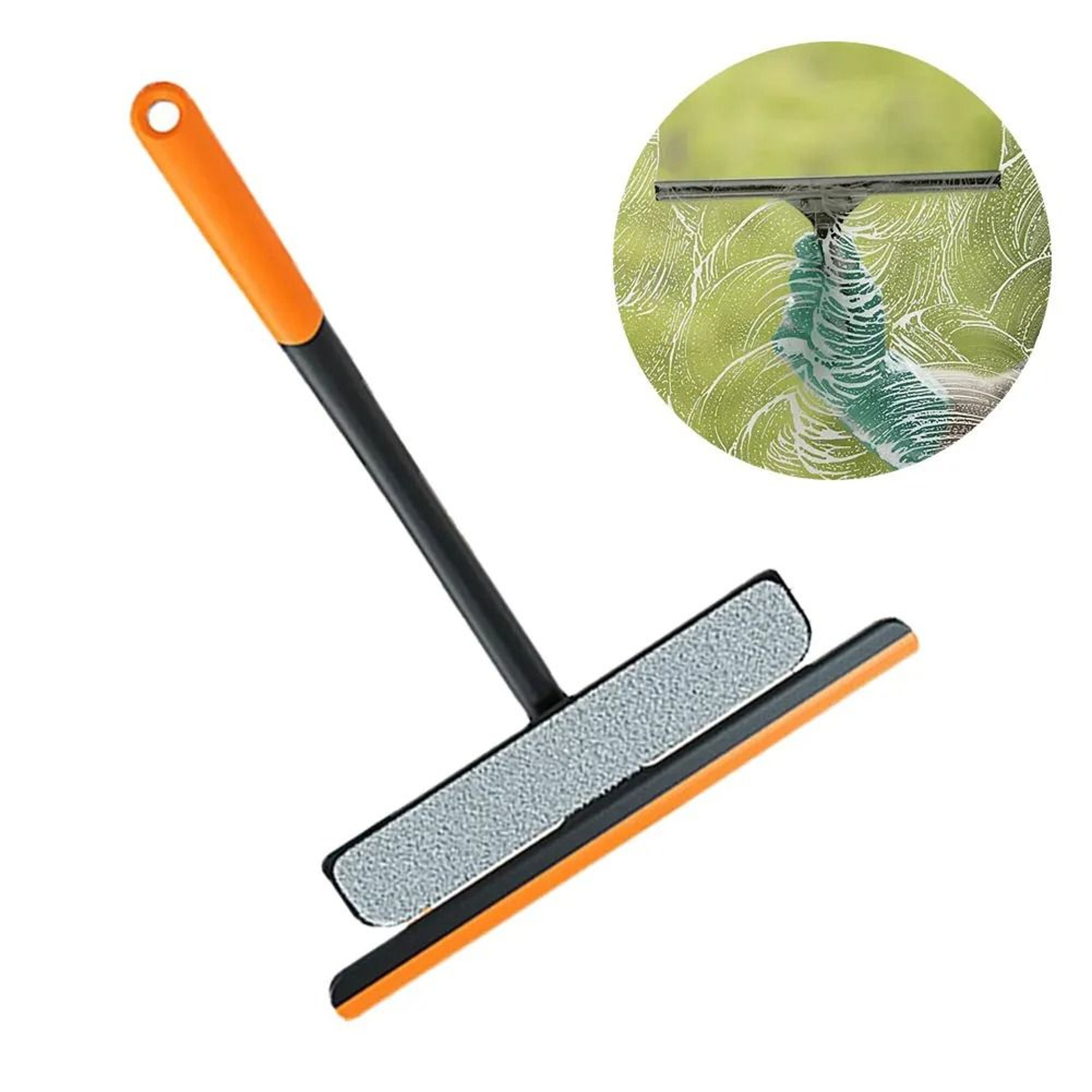 ClearSwipe Shower Squeegee With Holder Multipurpose Glass Cleaning Squeegee For Bathroom Mirror Win 8
