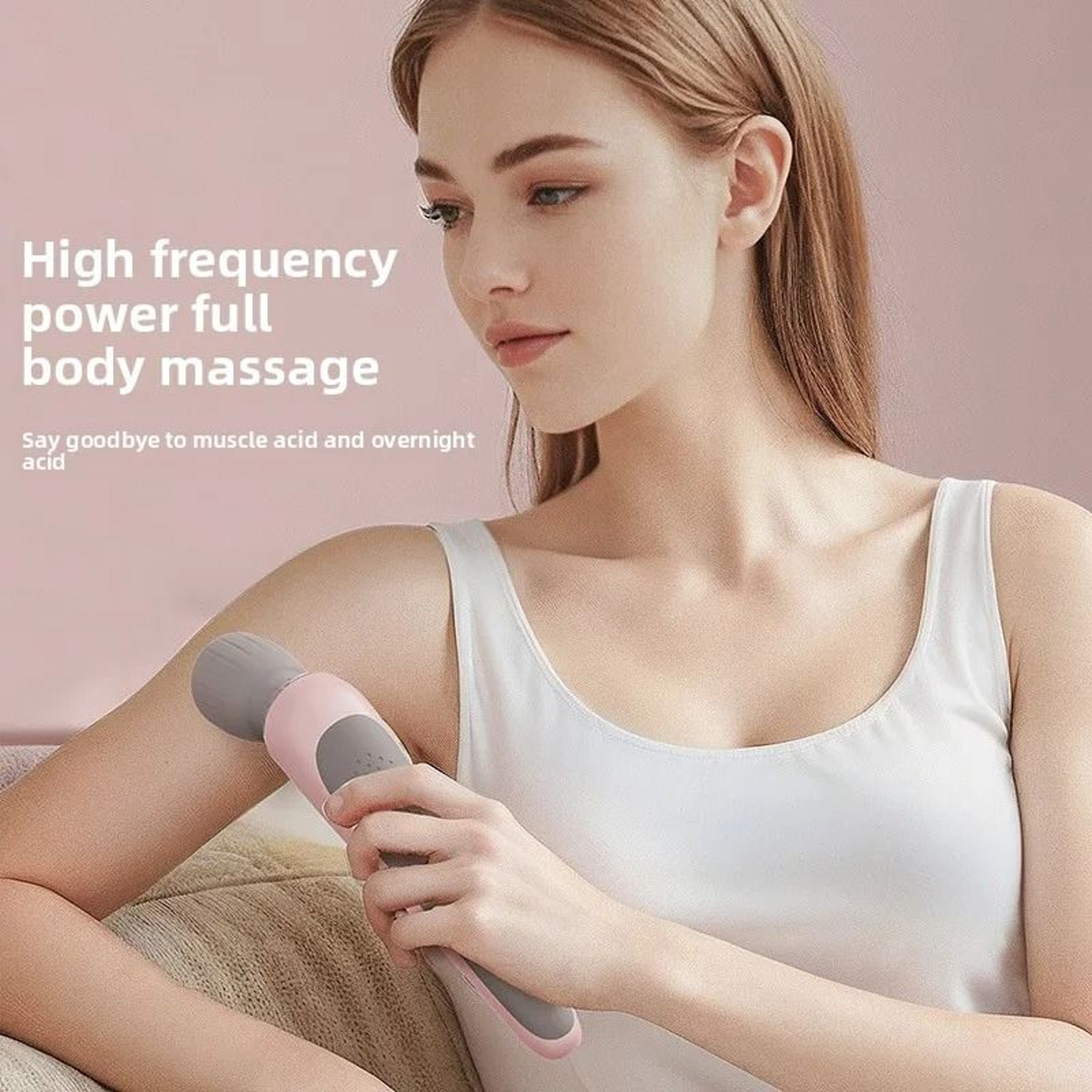 MusclePulse Portable Massage Gun Deep Tissue Electric Percussion Massager For Neck Back Leg Muscle  4