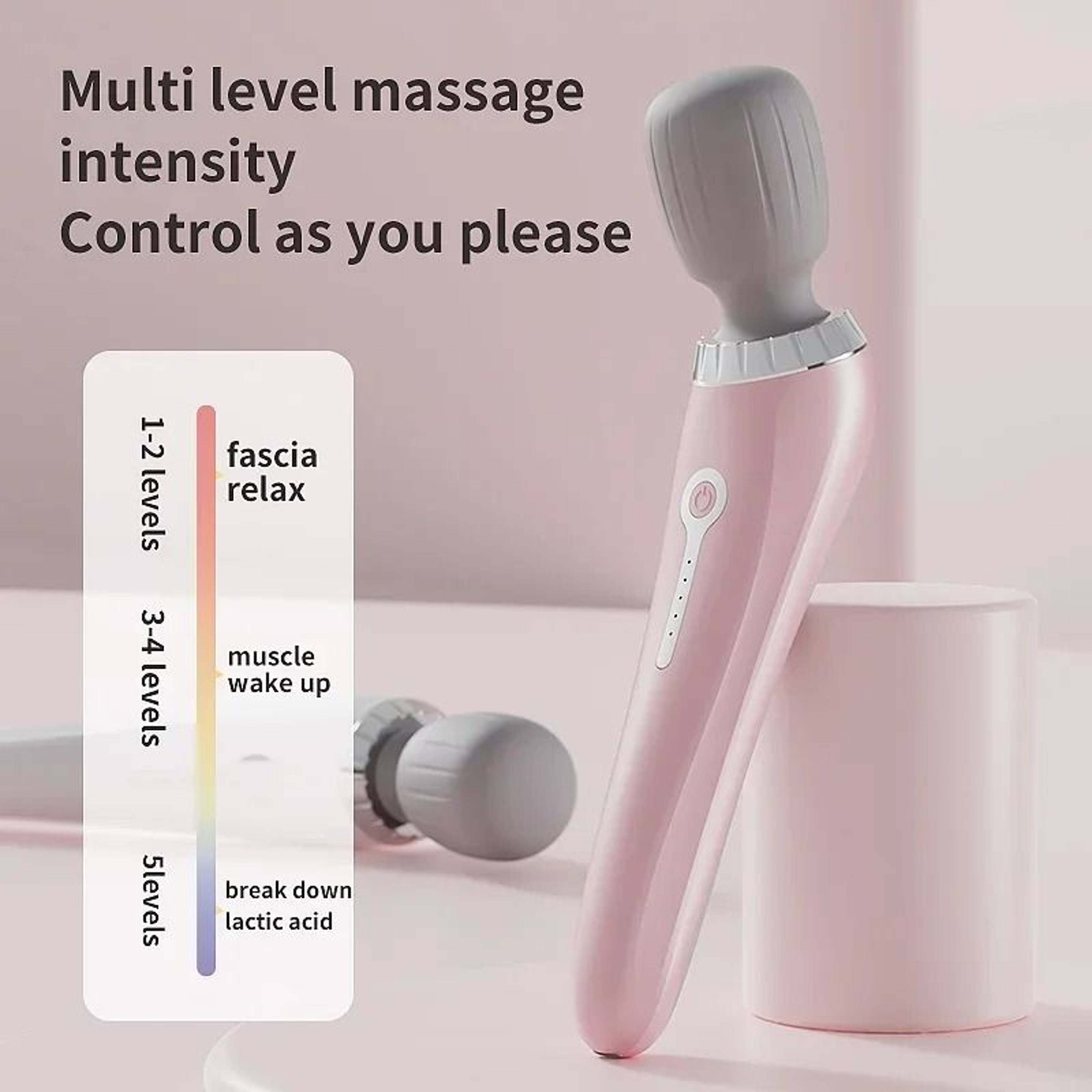 MusclePulse Portable Massage Gun Deep Tissue Electric Percussion Massager For Neck Back Leg Muscle  5
