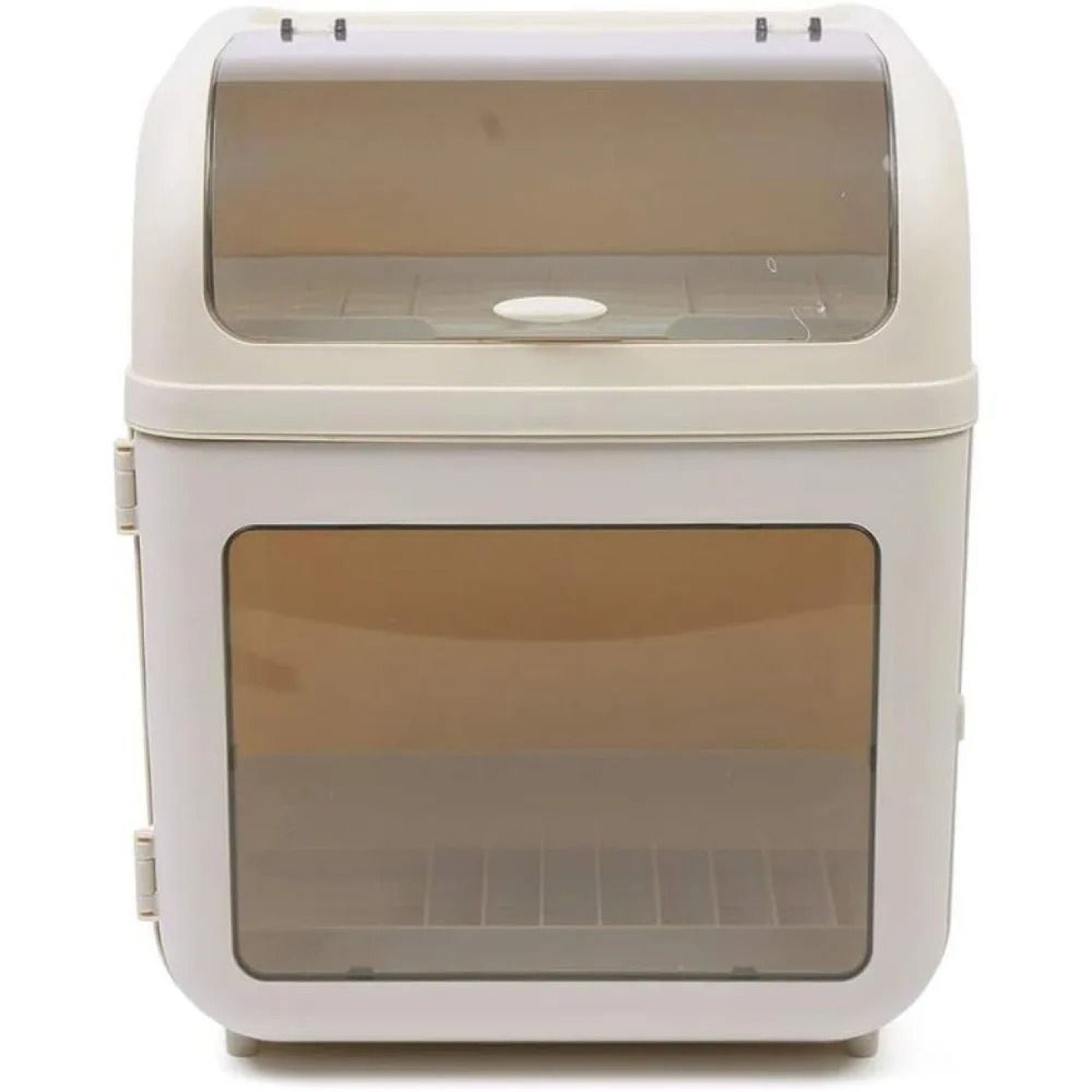 CleanStack 2 Tier Dish Drying Rack Countertop Dish Drainer Rack With Removable Drip Tray 1
