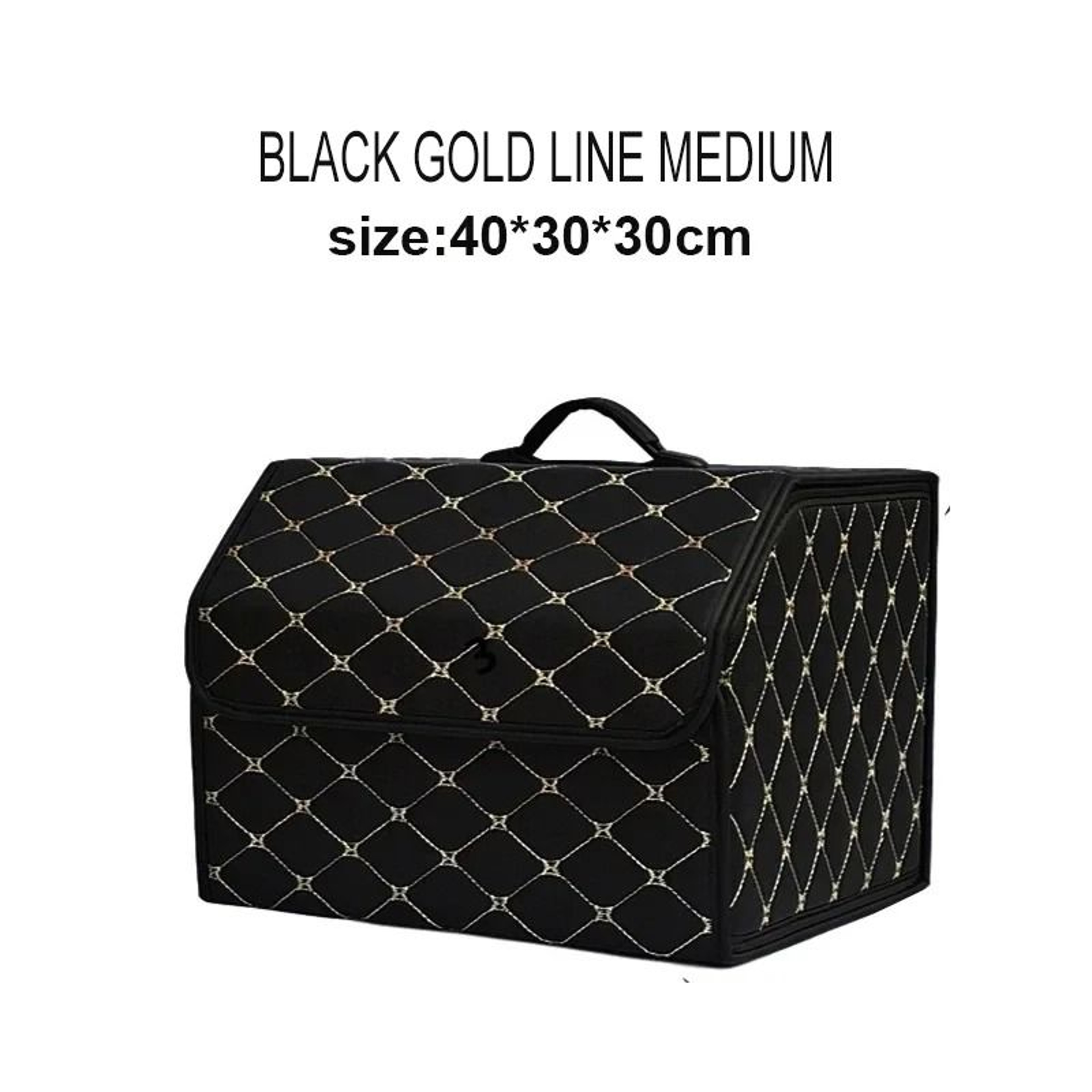 Large Capacity Car Trunk Organizer Box Foldable Auto Storage Organizer 6
